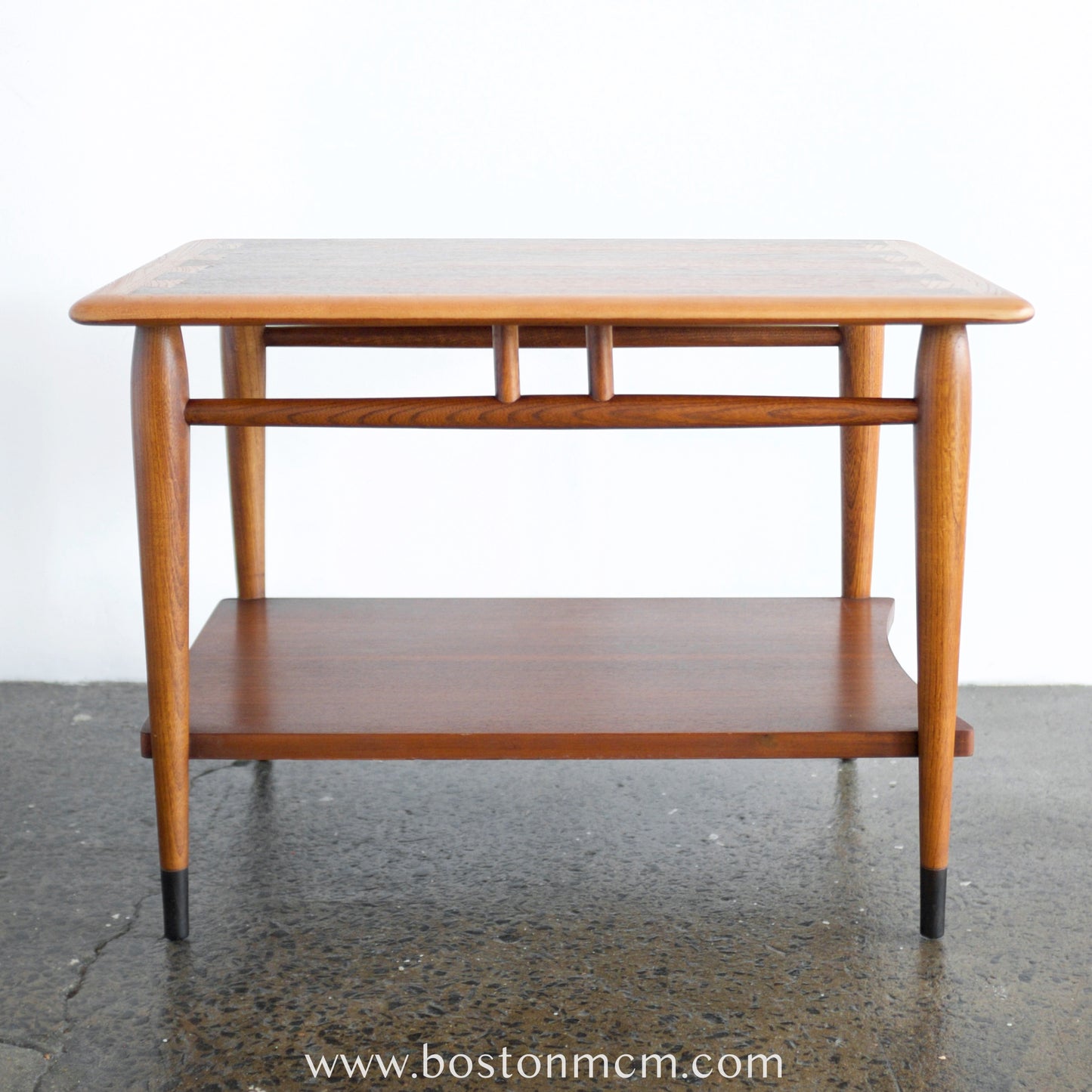 Lane Furniture "Acclaim" Walnut & Ash Side Table