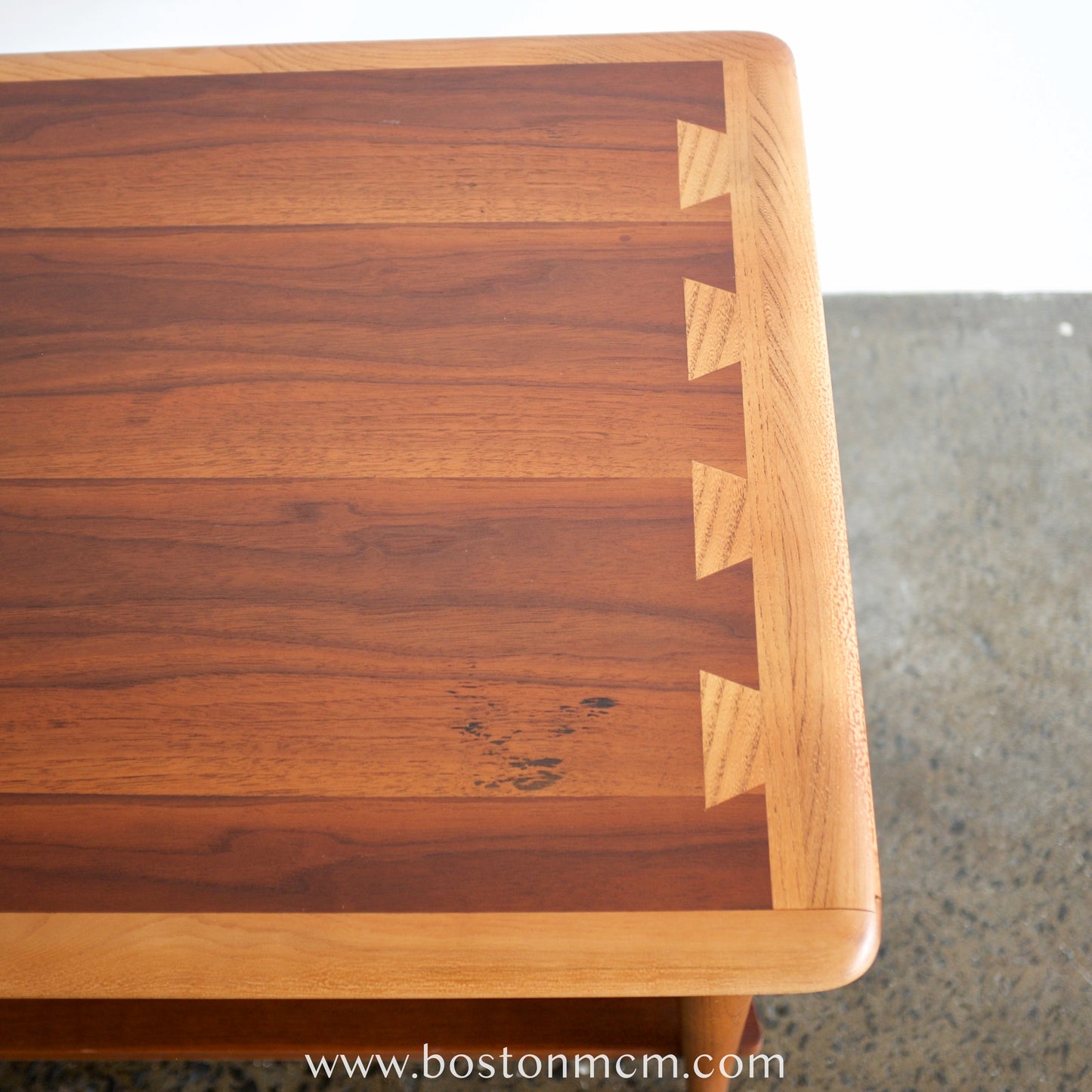 Lane Furniture "Acclaim" Walnut & Ash Side Table