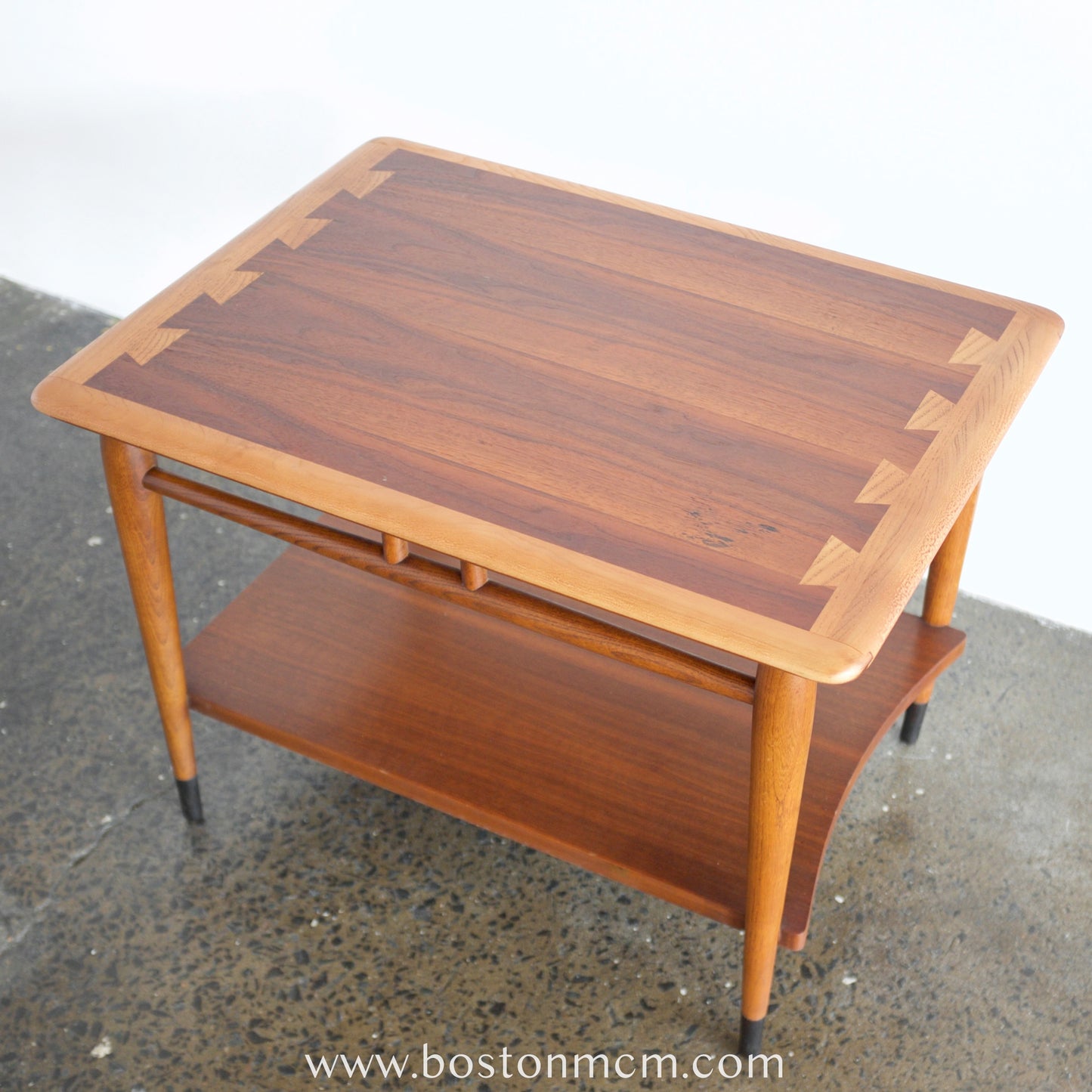 Lane Furniture "Acclaim" Walnut & Ash Side Table