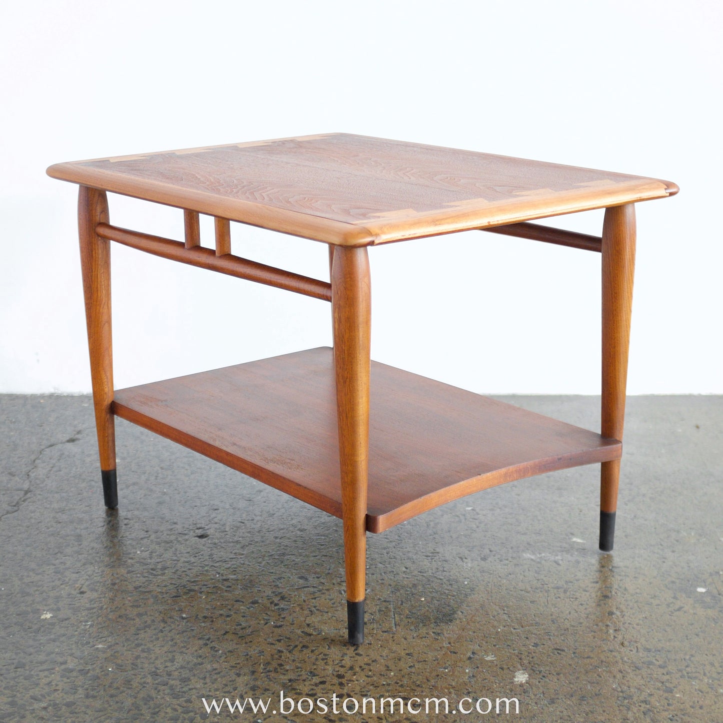 Lane Furniture "Acclaim" Walnut & Ash Side Table 1