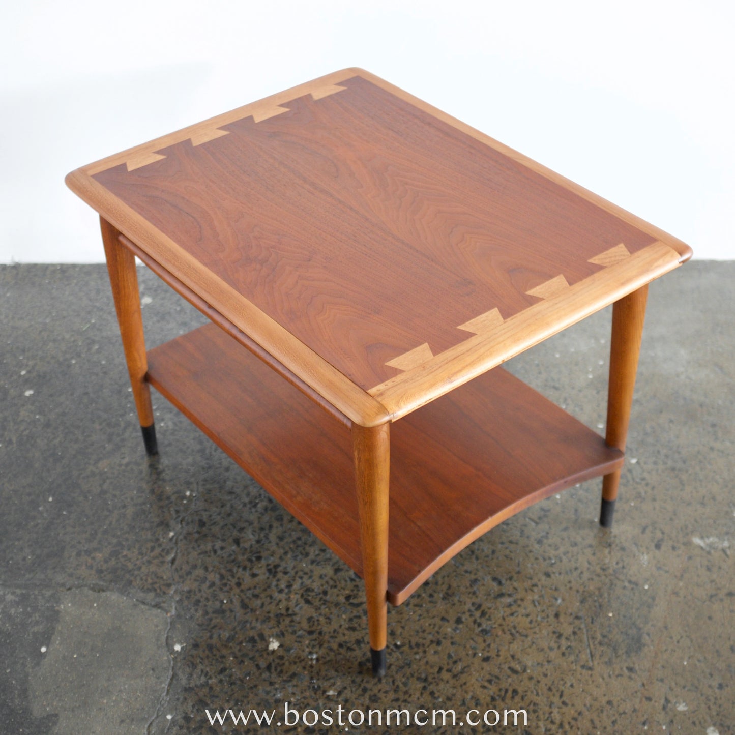 Lane Furniture "Acclaim" Walnut & Ash Side Table 1