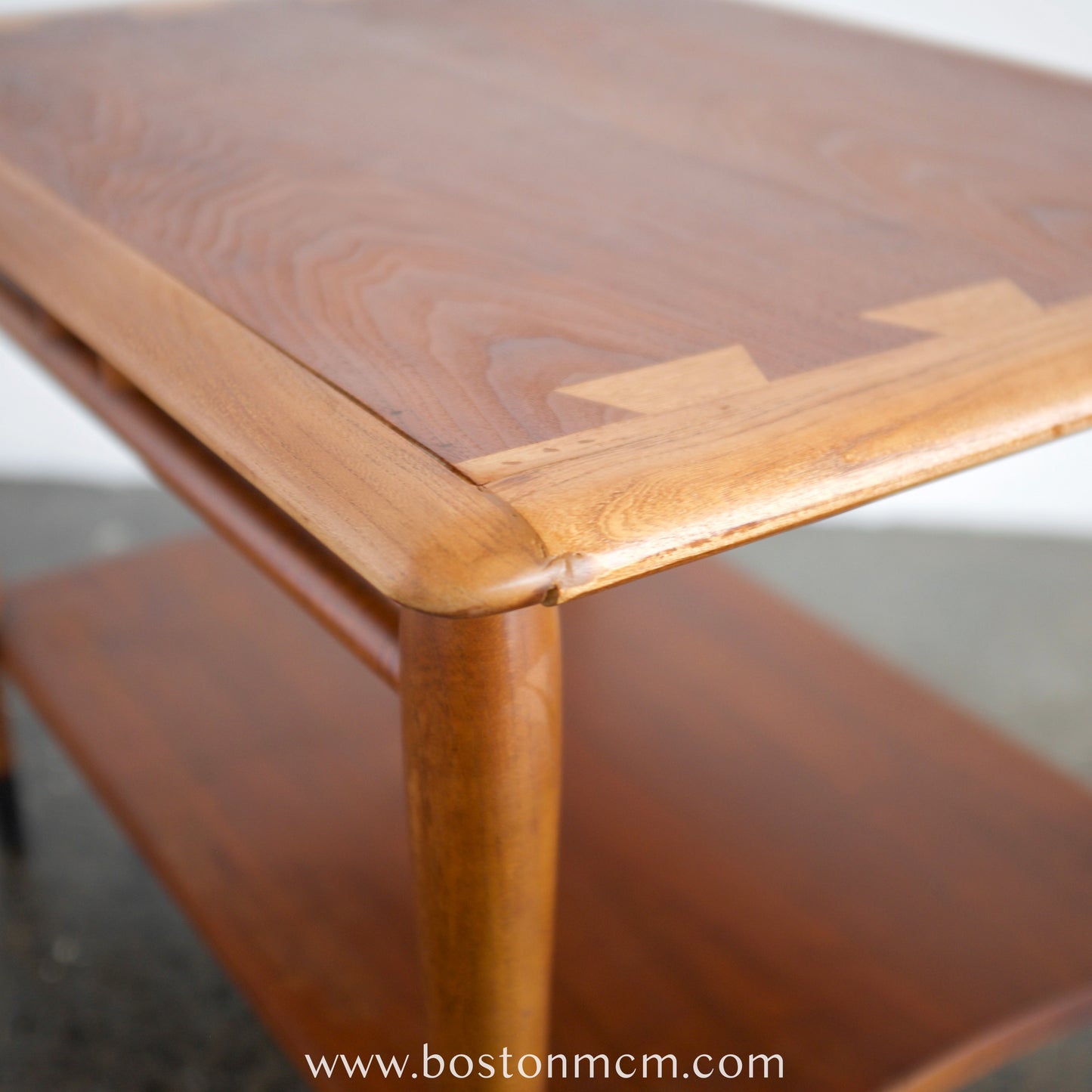 Lane Furniture "Acclaim" Walnut & Ash Side Table 1