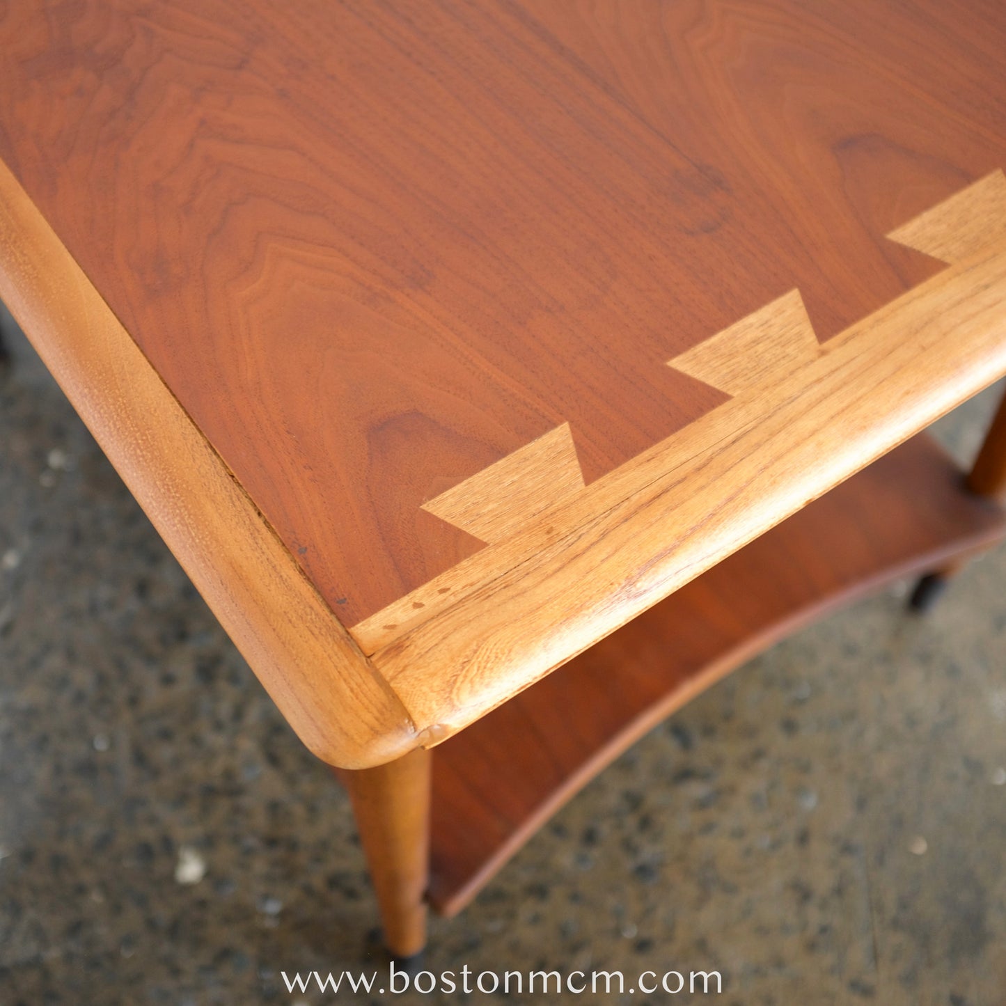 Lane Furniture "Acclaim" Walnut & Ash Side Table 1