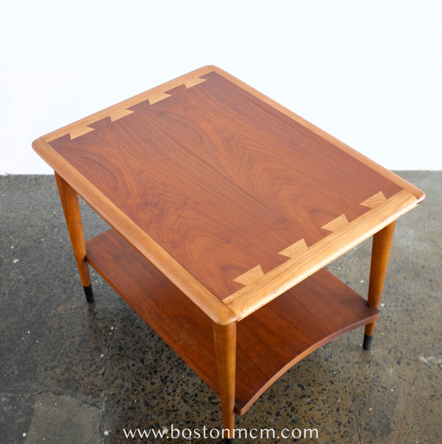 Lane Furniture "Acclaim" Walnut & Ash Side Table 1