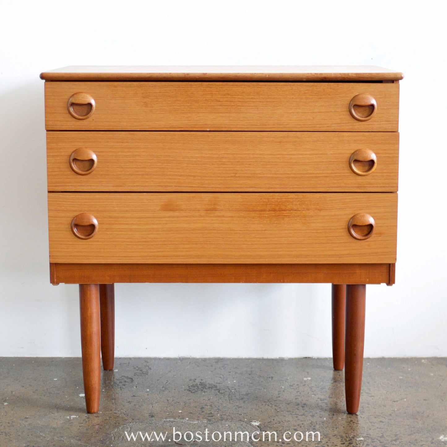 Schreiber Teak 3 Drawer Dresser