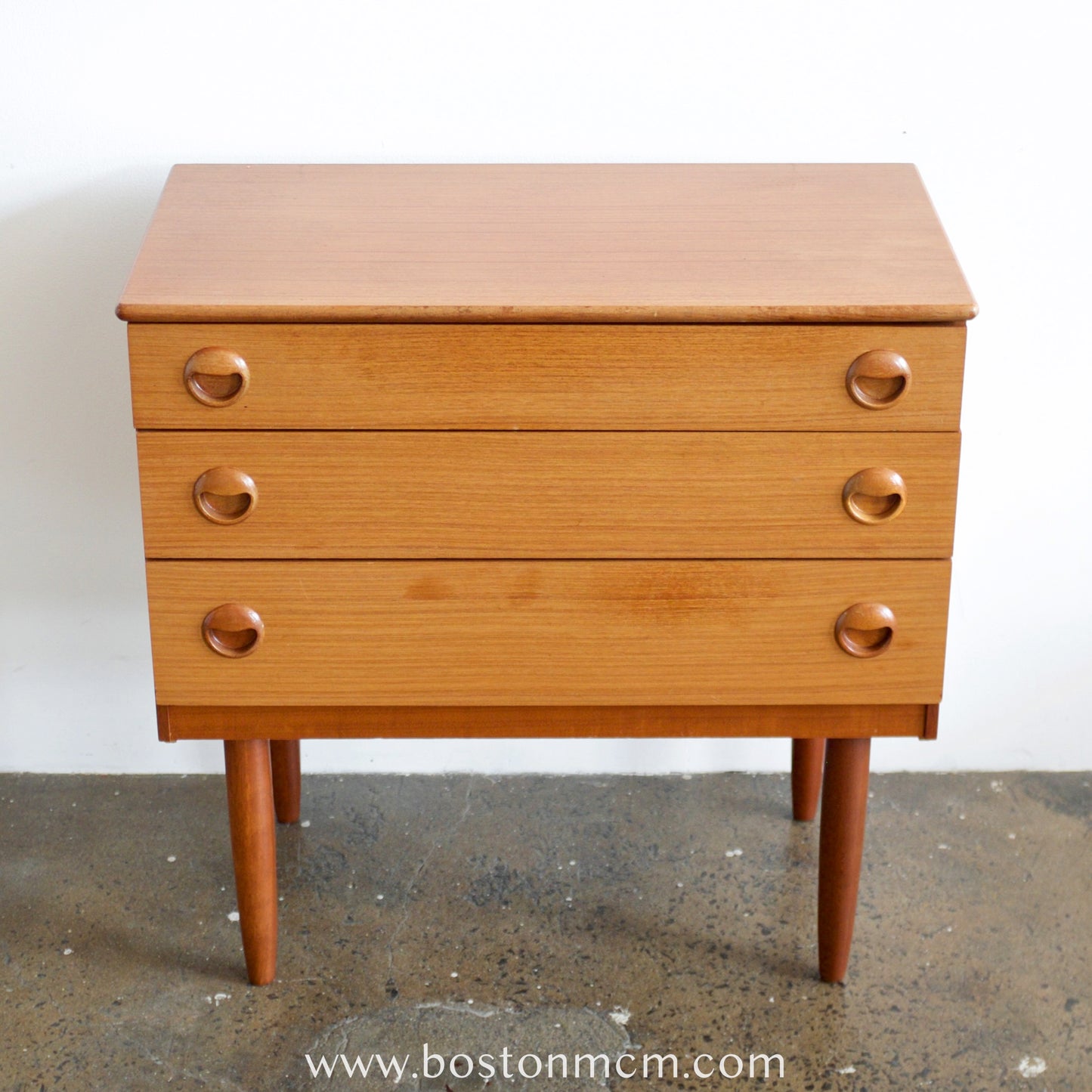 Schreiber Teak 3 Drawer Dresser