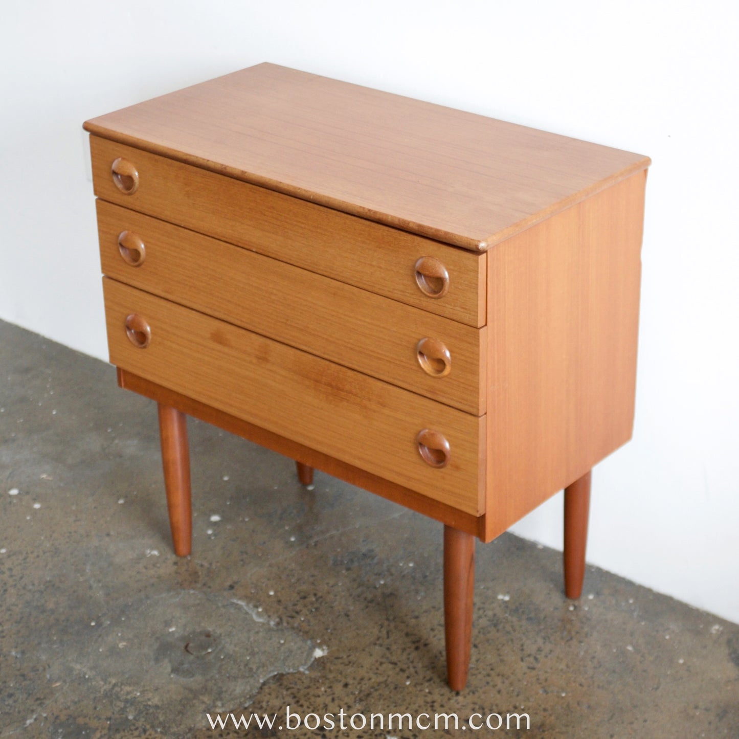 Schreiber Teak 3 Drawer Dresser