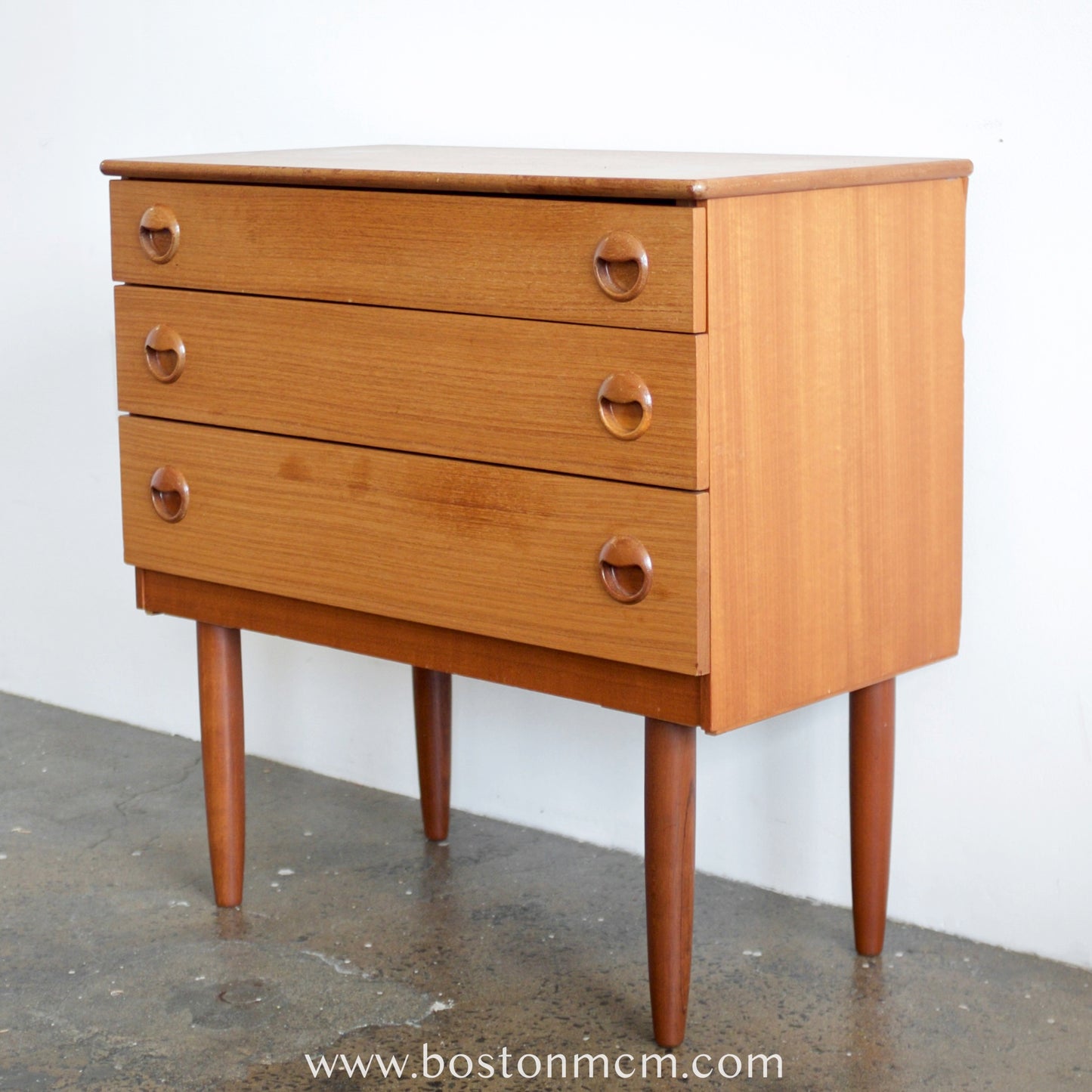 Schreiber Teak 3 Drawer Dresser