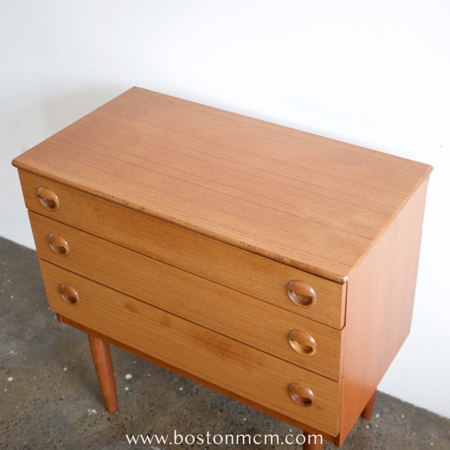 Schreiber Teak 3 Drawer Dresser