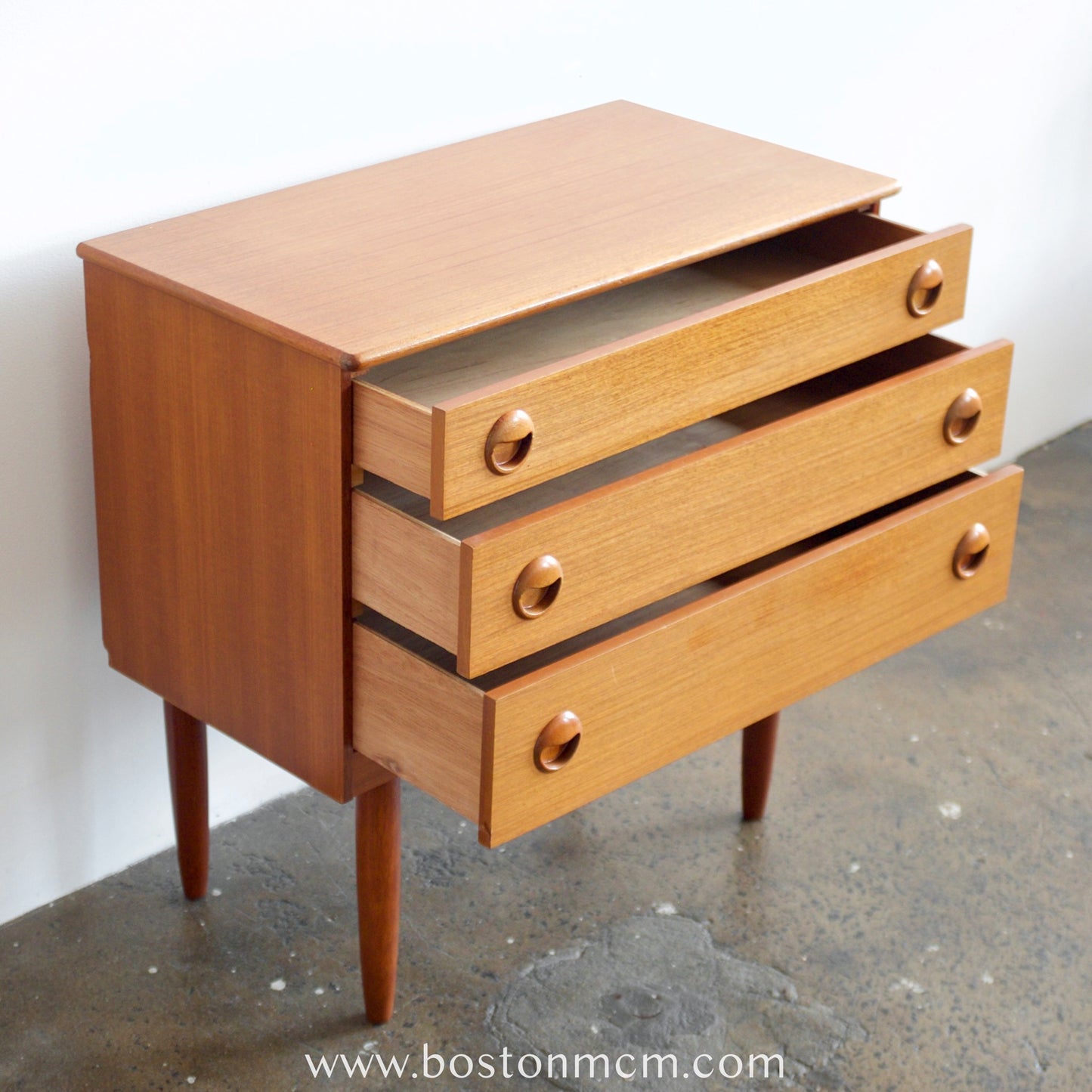 Schreiber Teak 3 Drawer Dresser