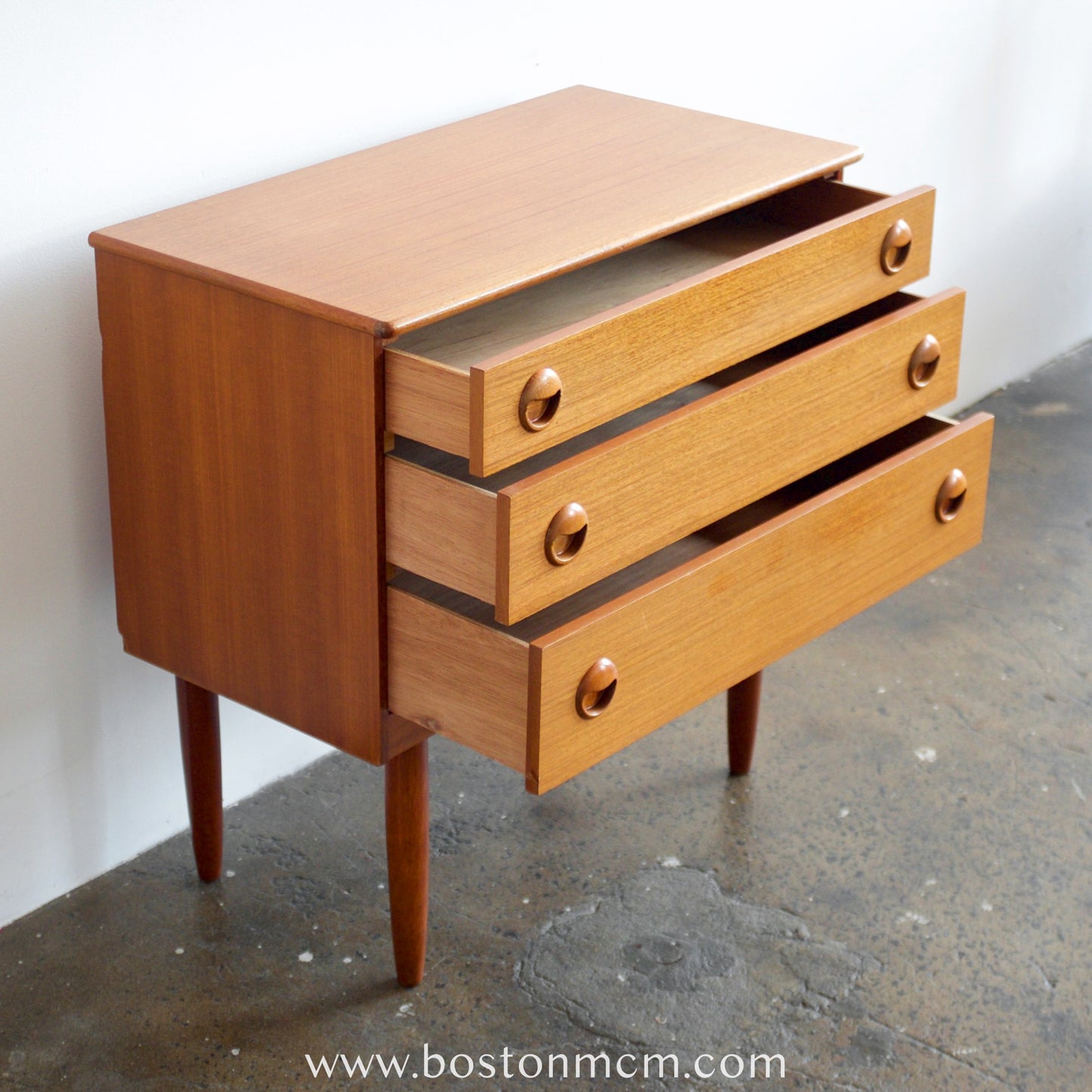 Schreiber Teak 3 Drawer Dresser