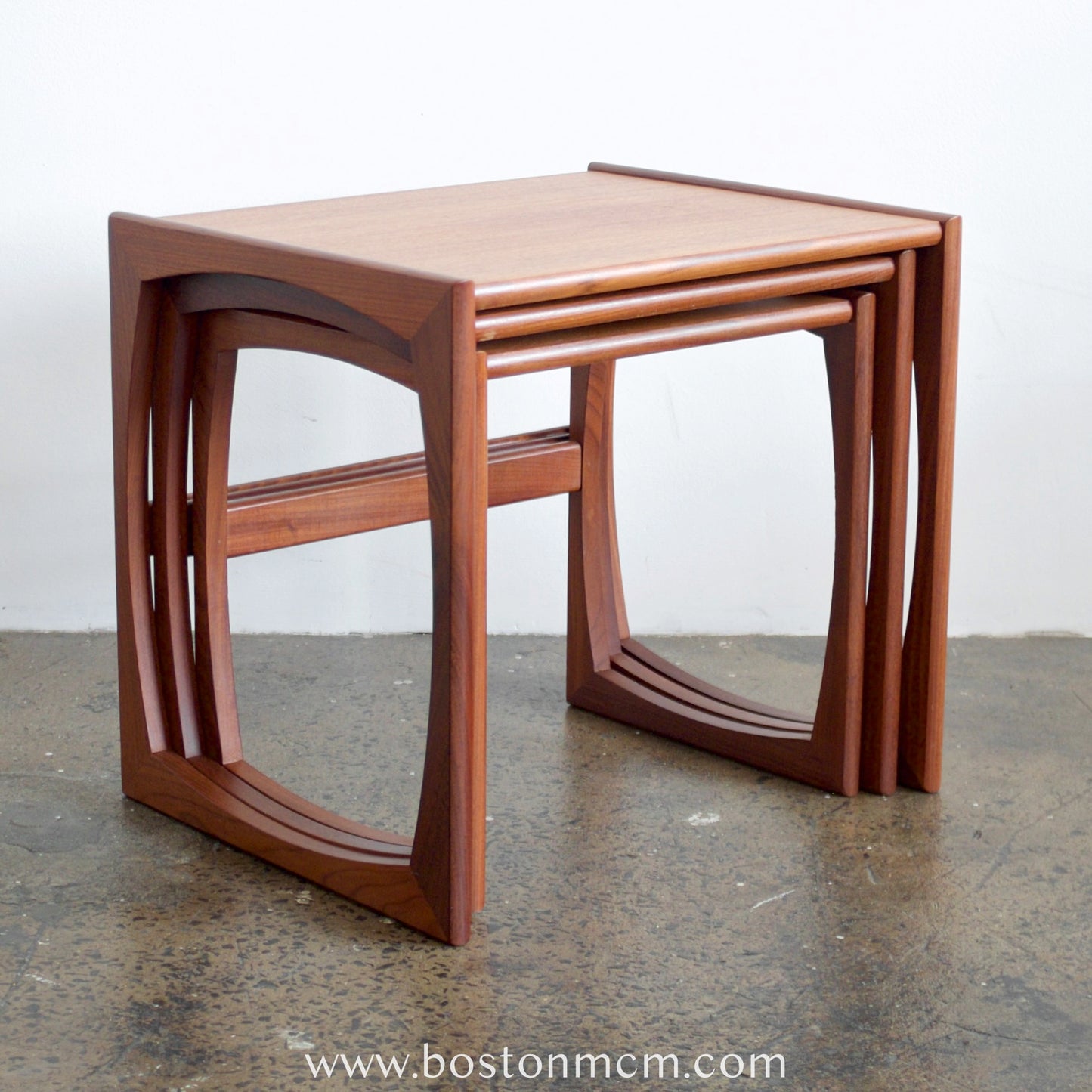 G-Plan "Quadrille" Set of 3 Teak Nesting Tables - #A70B