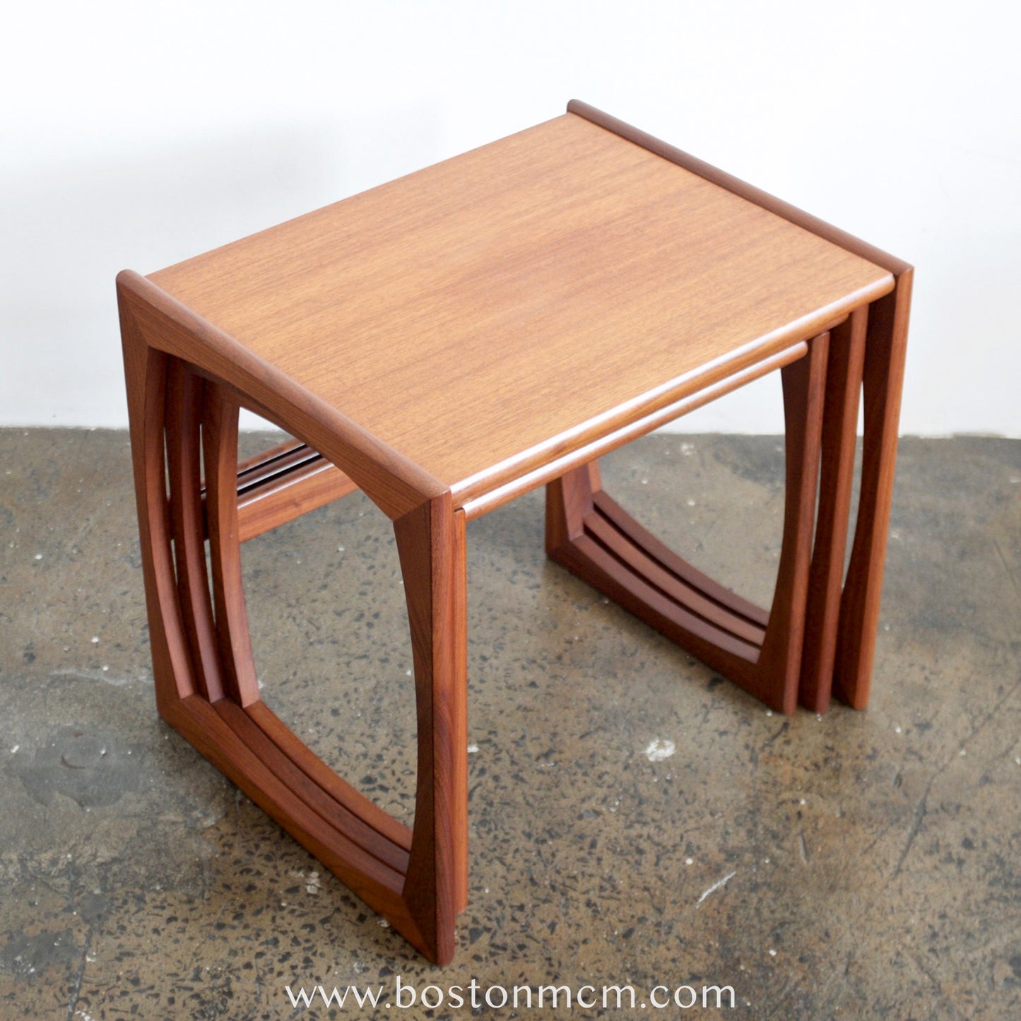 G-Plan "Quadrille" Set of 3 Teak Nesting Tables - #A70B