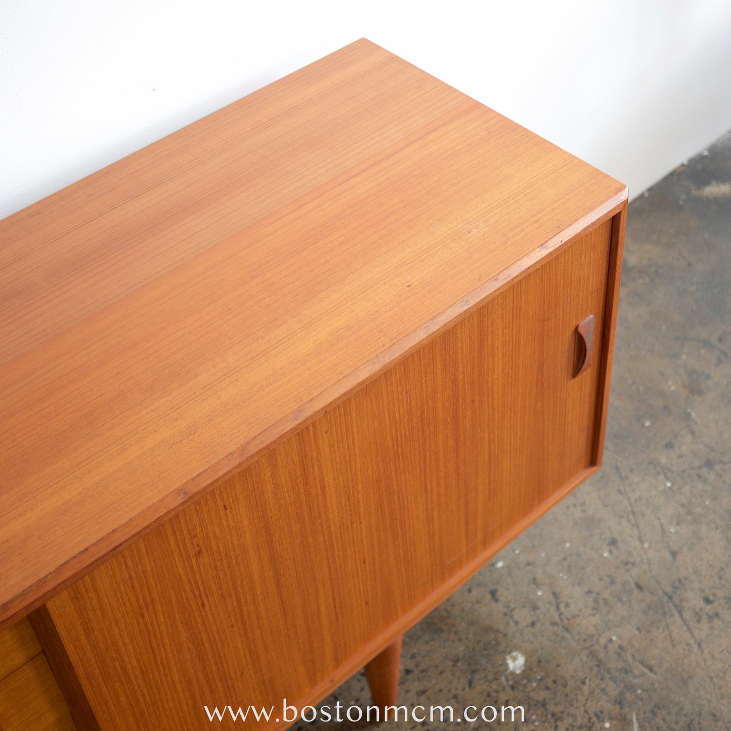 Clausen & Søn Teak Credenza with Sliding Doors