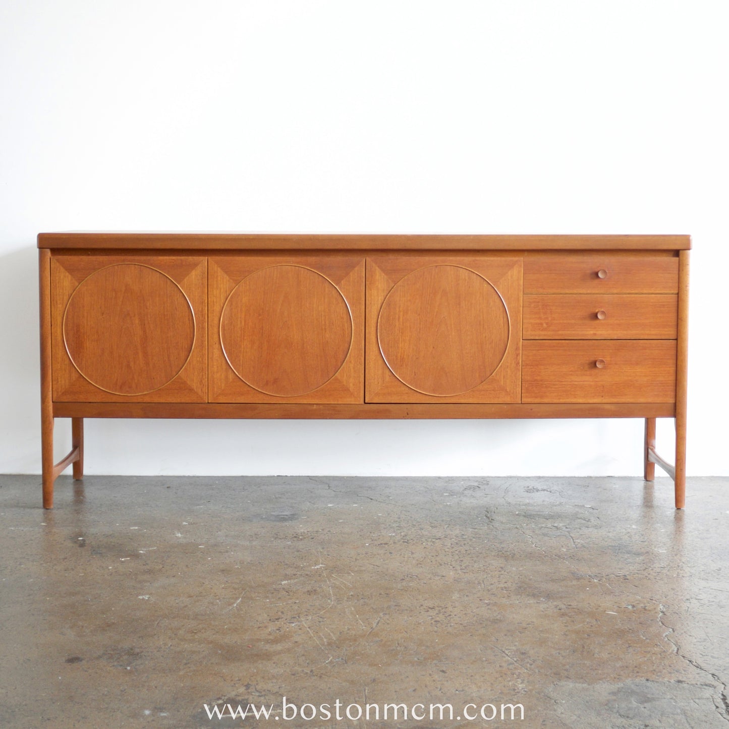 Nathan Furniture Teak "Circles" Credenza