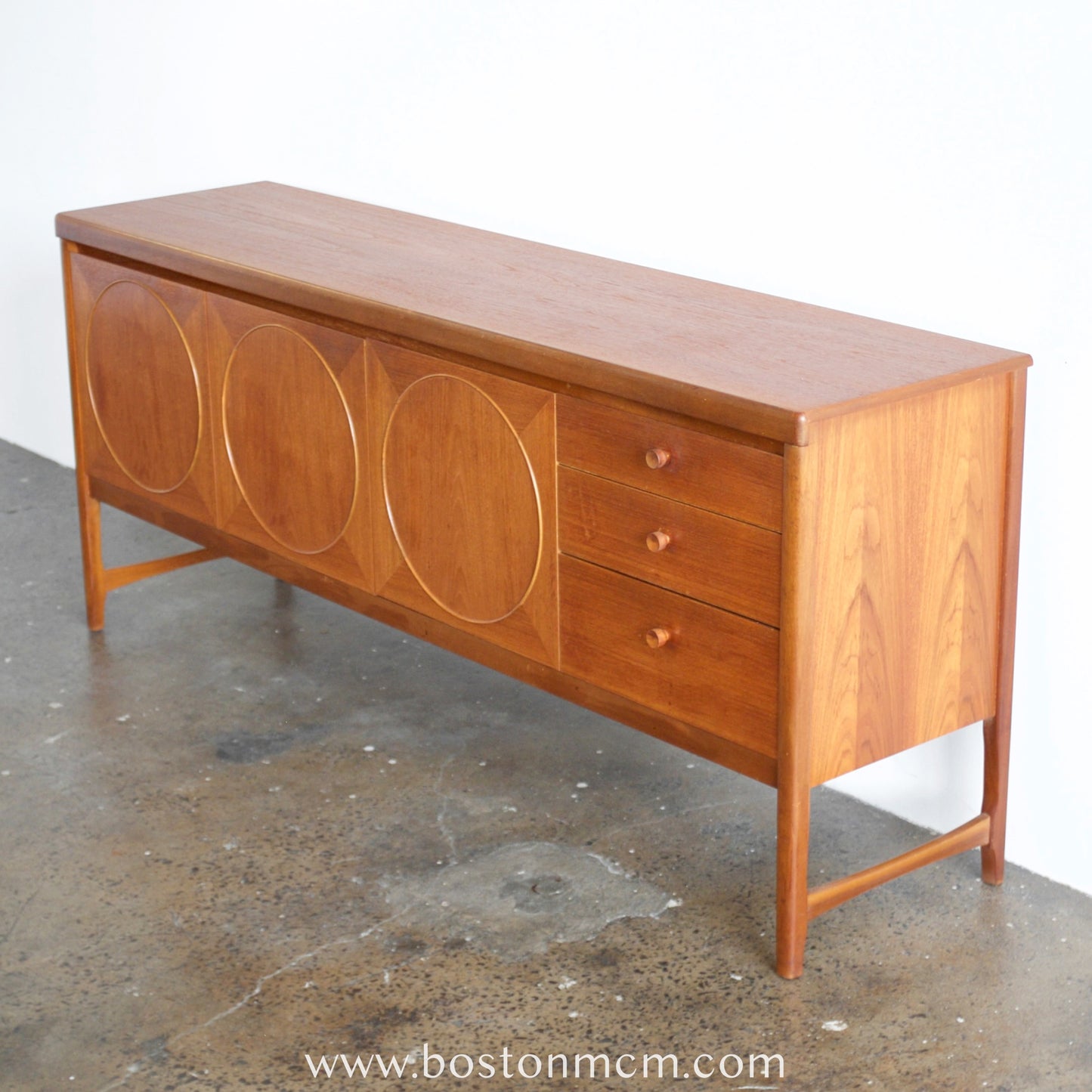 Nathan Furniture Teak "Circles" Credenza