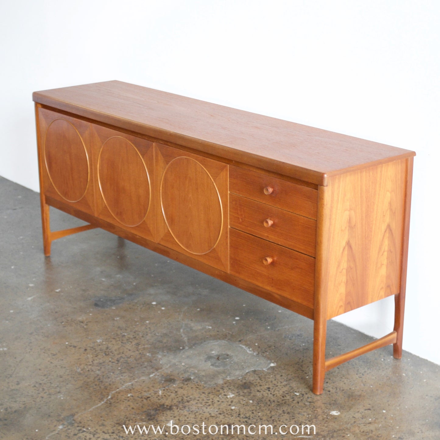 Nathan Furniture Teak "Circles" Credenza