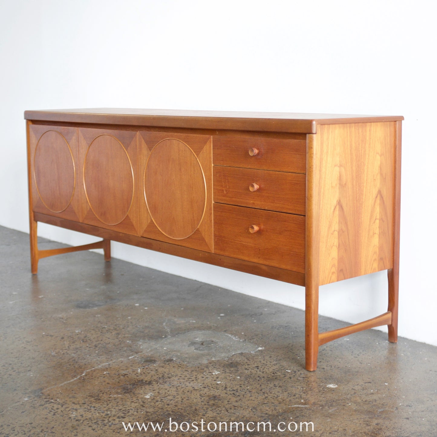 Nathan Furniture Teak "Circles" Credenza