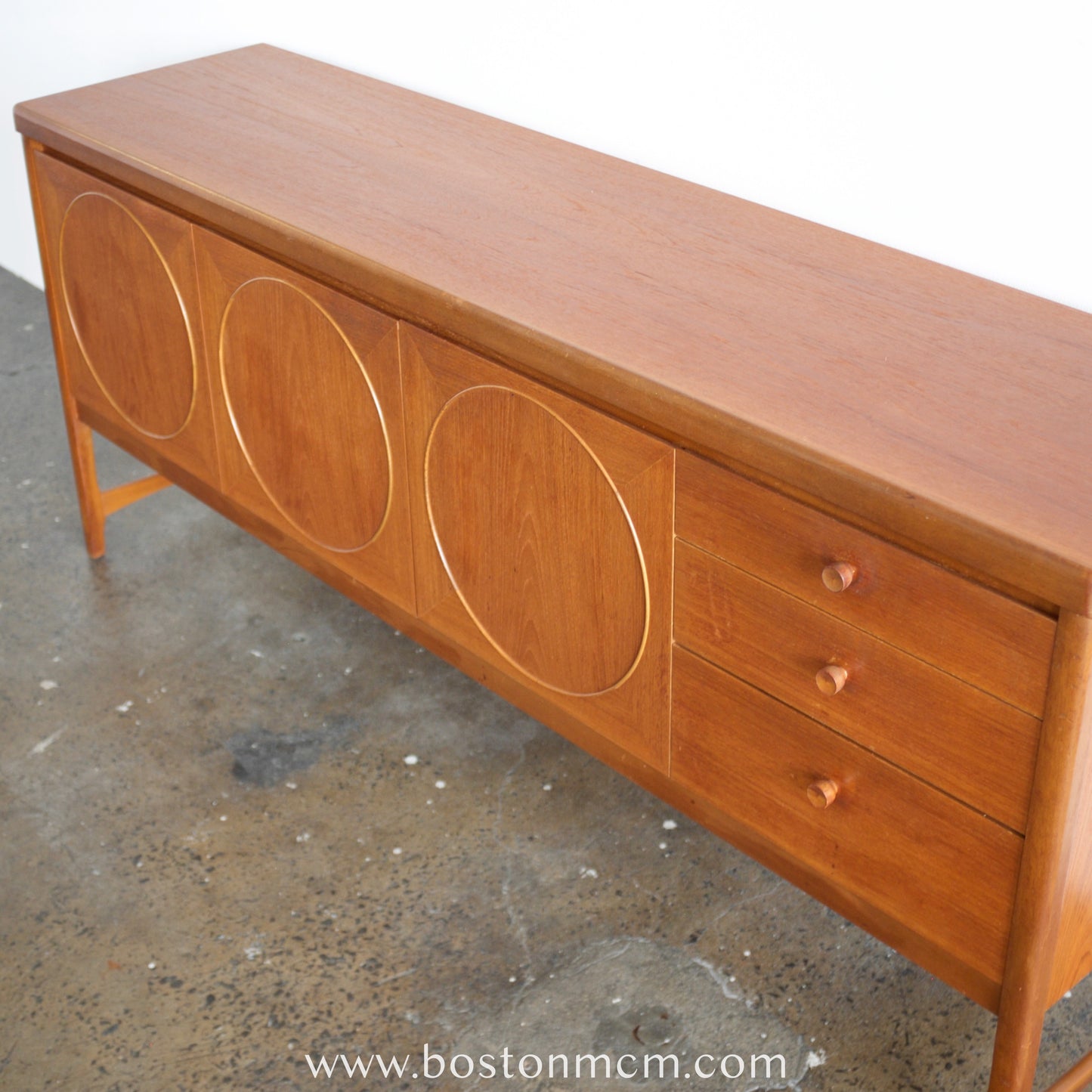 Nathan Furniture Teak "Circles" Credenza