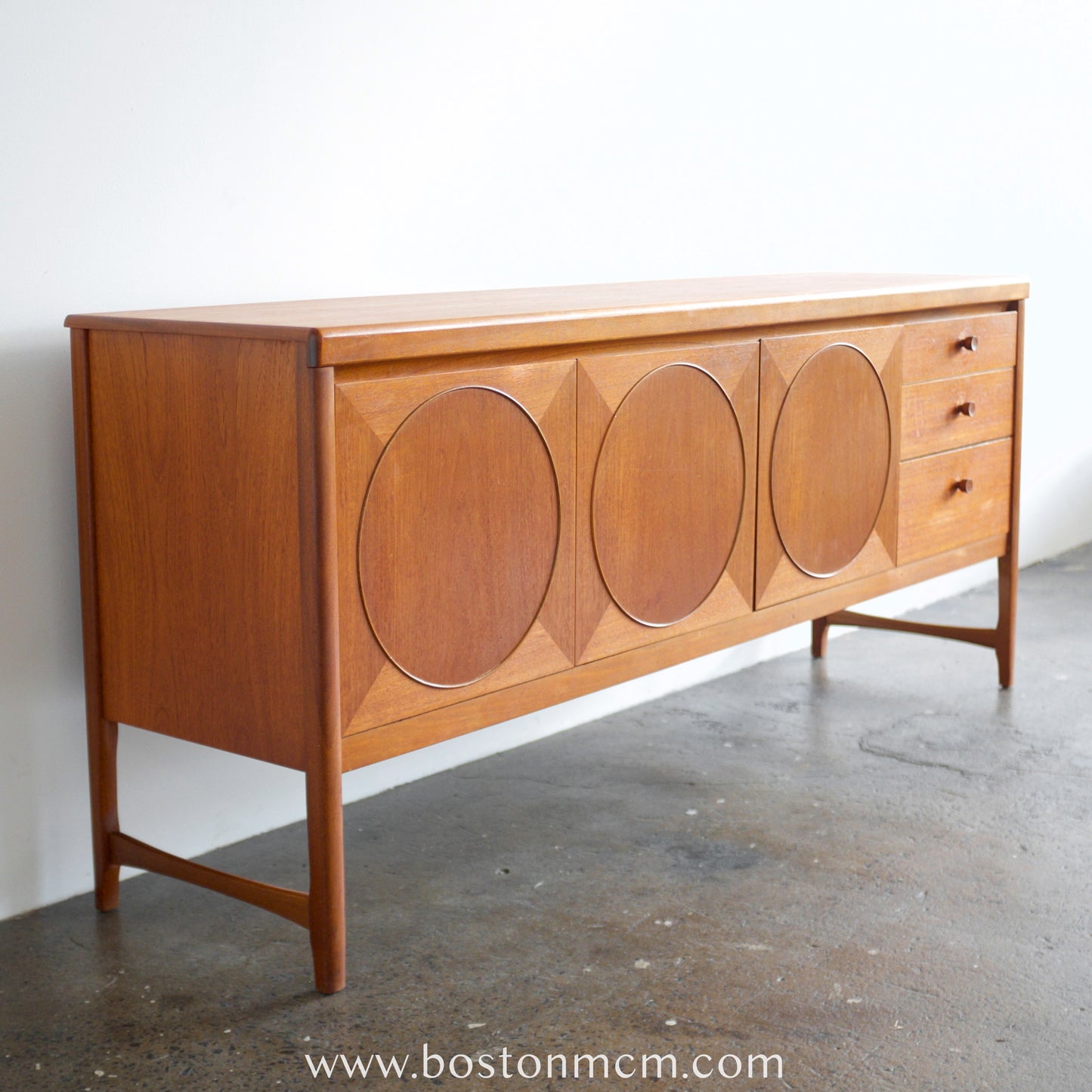 Nathan Furniture Teak "Circles" Credenza