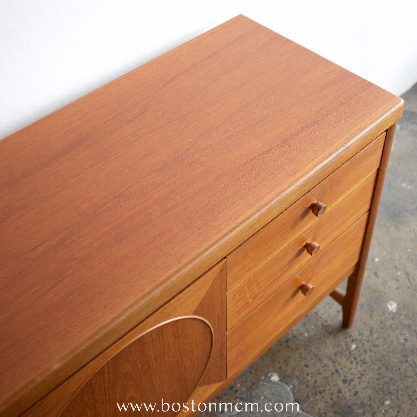 Nathan Furniture Teak "Circles" Credenza