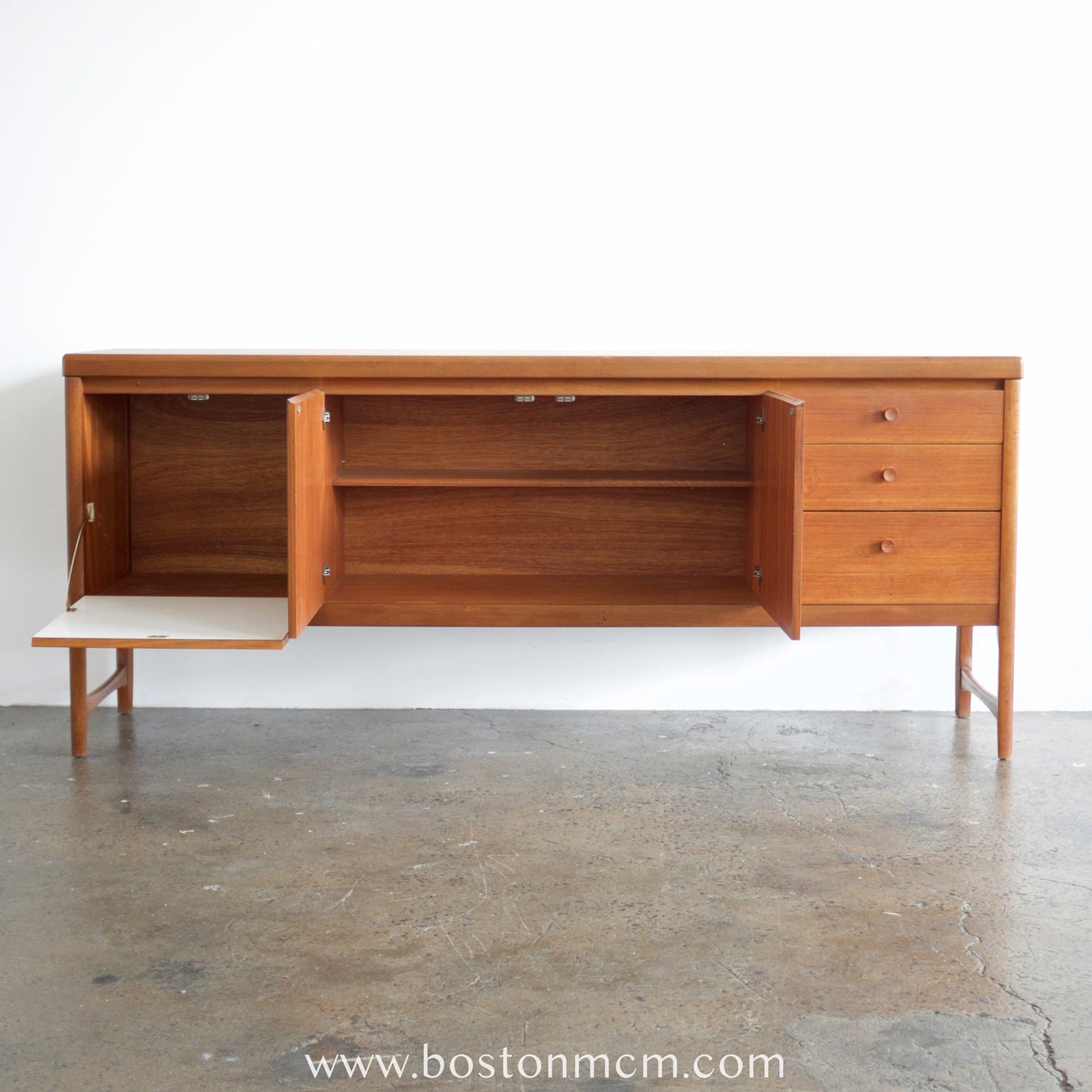 Nathan Furniture Teak "Circles" Credenza
