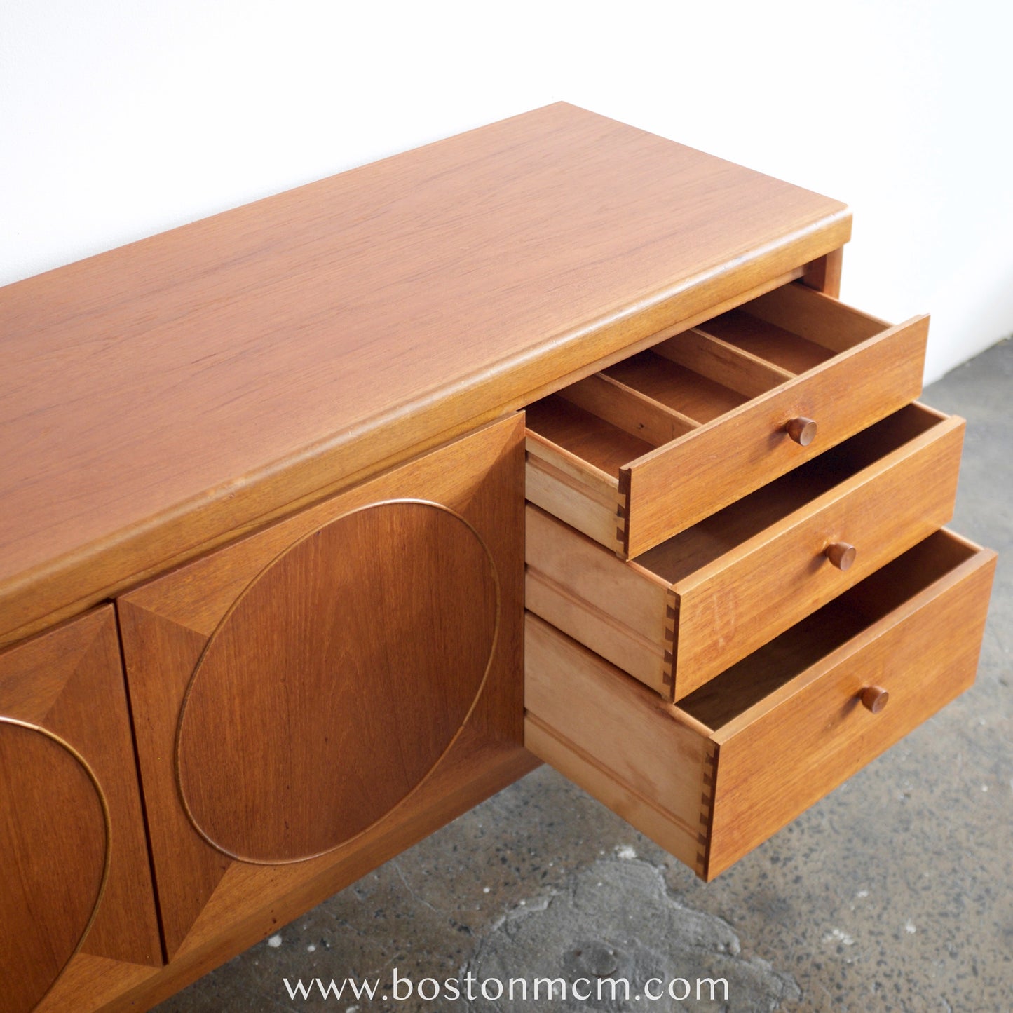 Nathan Furniture Teak "Circles" Credenza