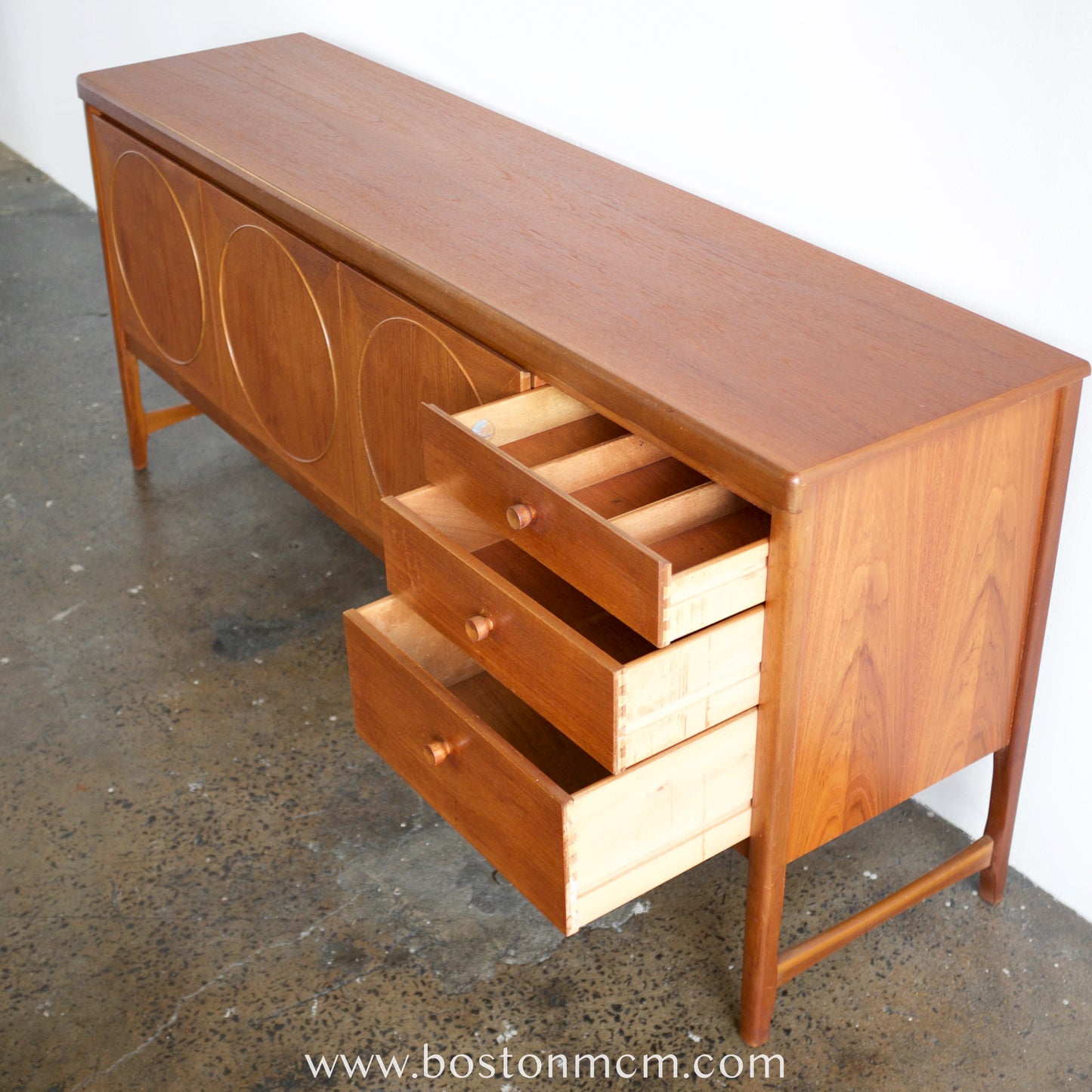 Nathan Furniture Teak "Circles" Credenza
