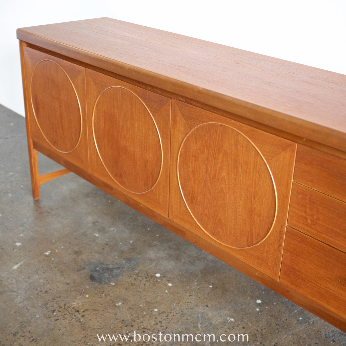 Nathan Furniture Teak "Circles" Credenza