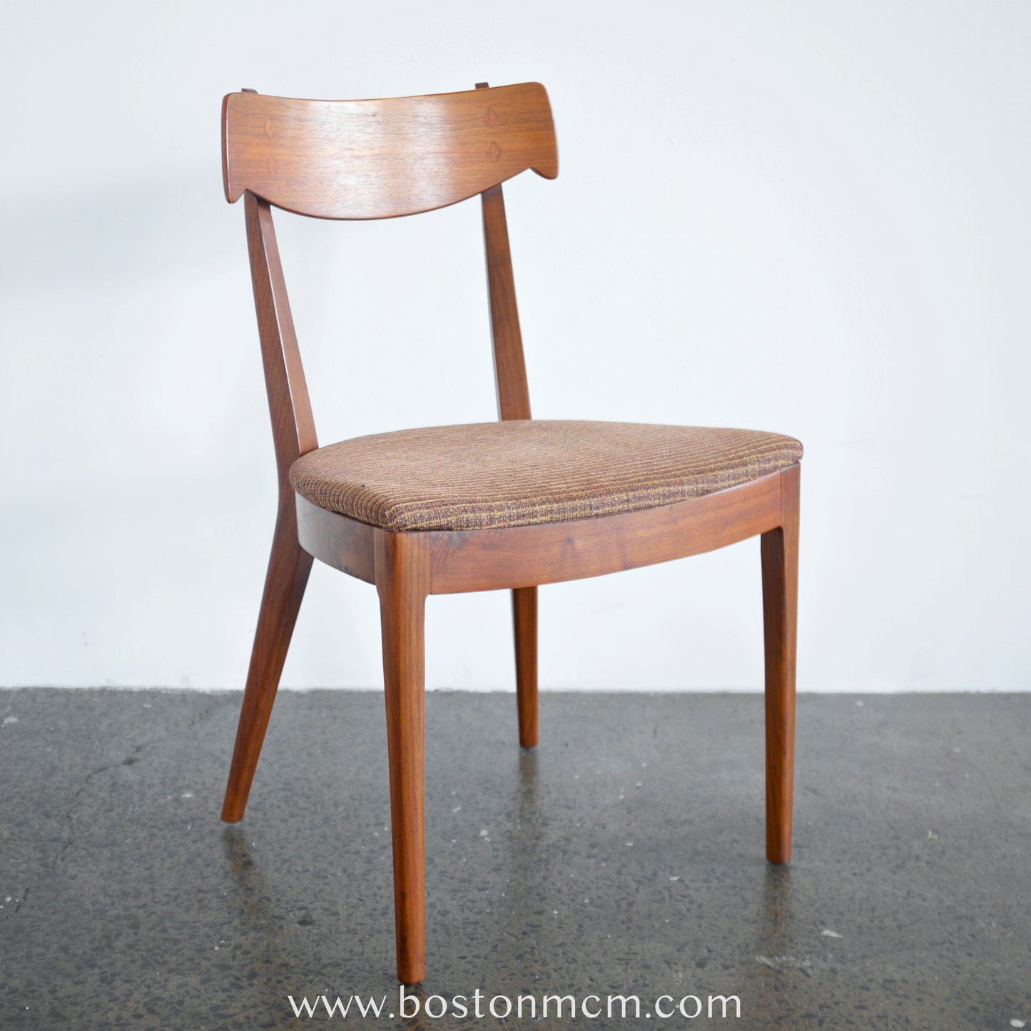 Drexel Furniture "Declaration" Walnut & Rosewood Dining Chairs - Set of 6