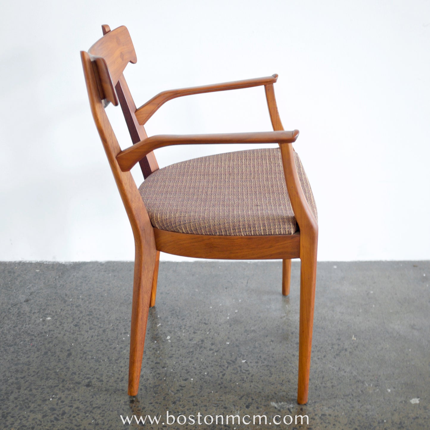 Drexel Furniture "Declaration" Walnut & Rosewood Dining Chairs - Set of 6