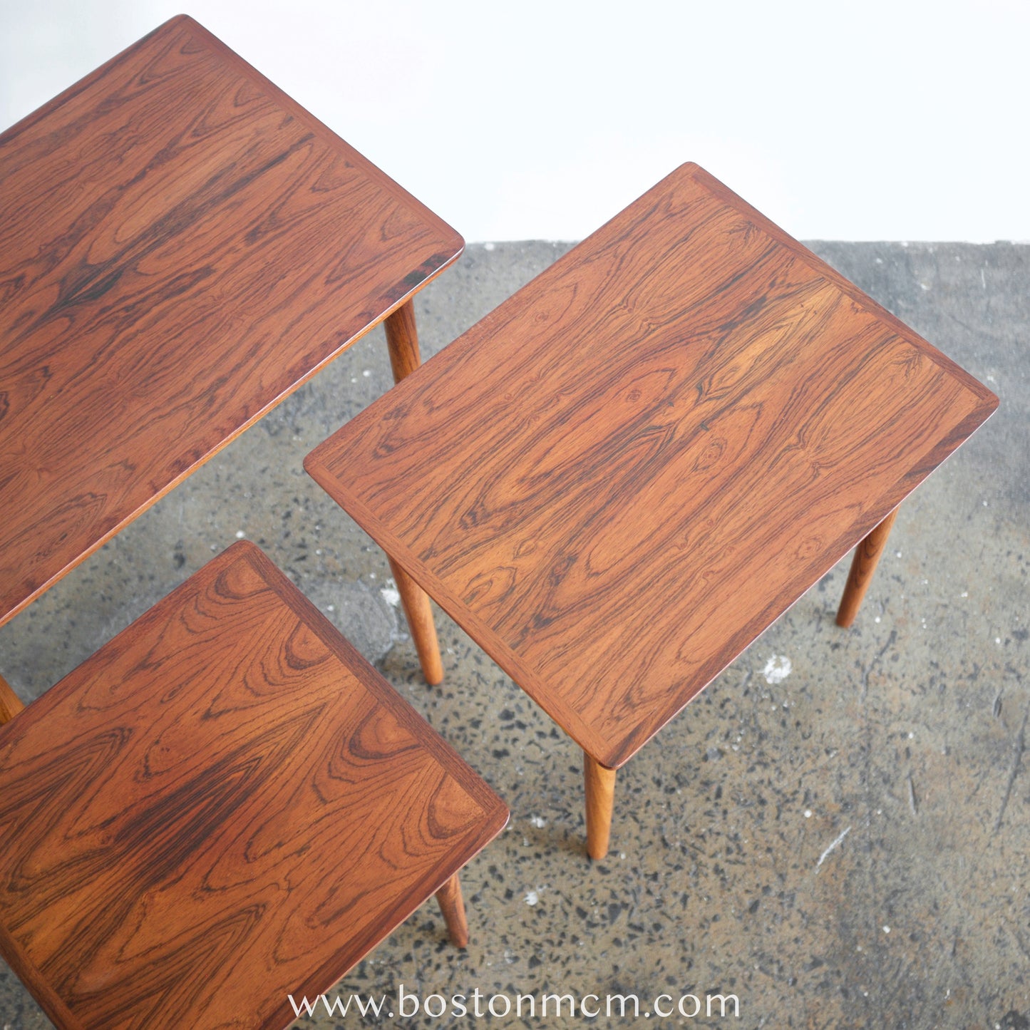 Bramin Møbler Rosewood Nesting Table Set - #A81