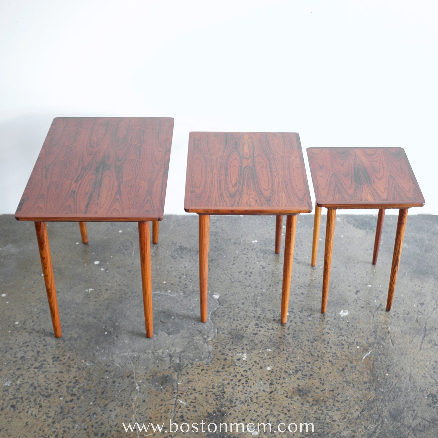 Bramin Møbler Rosewood Nesting Table Set - #A81