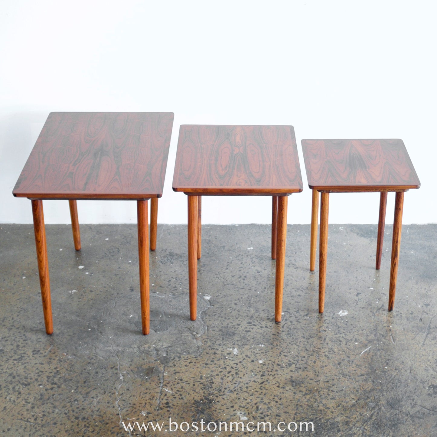 Bramin Møbler Rosewood Nesting Table Set - #A81