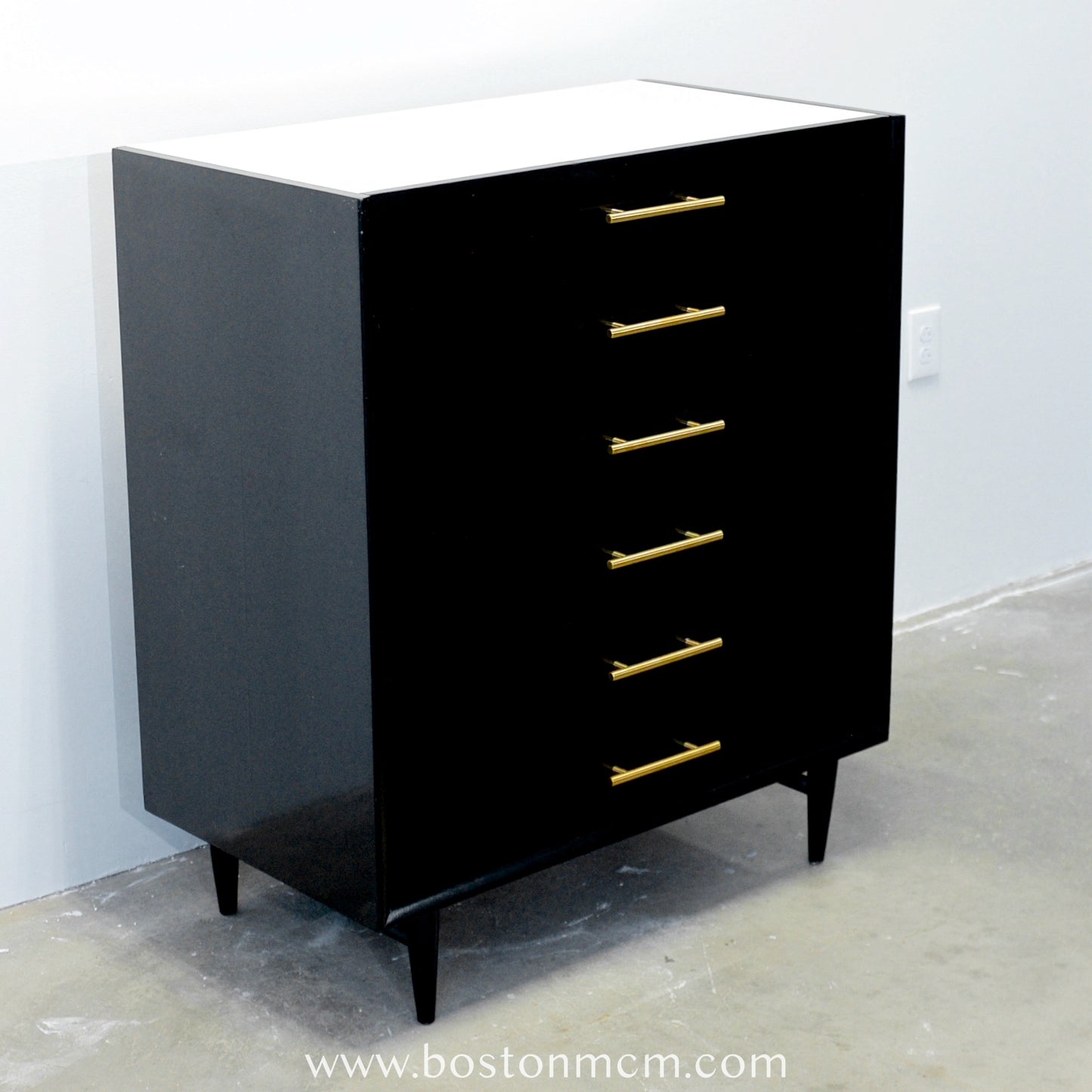 American of Martinsville "Silhouette" Tall Dresser