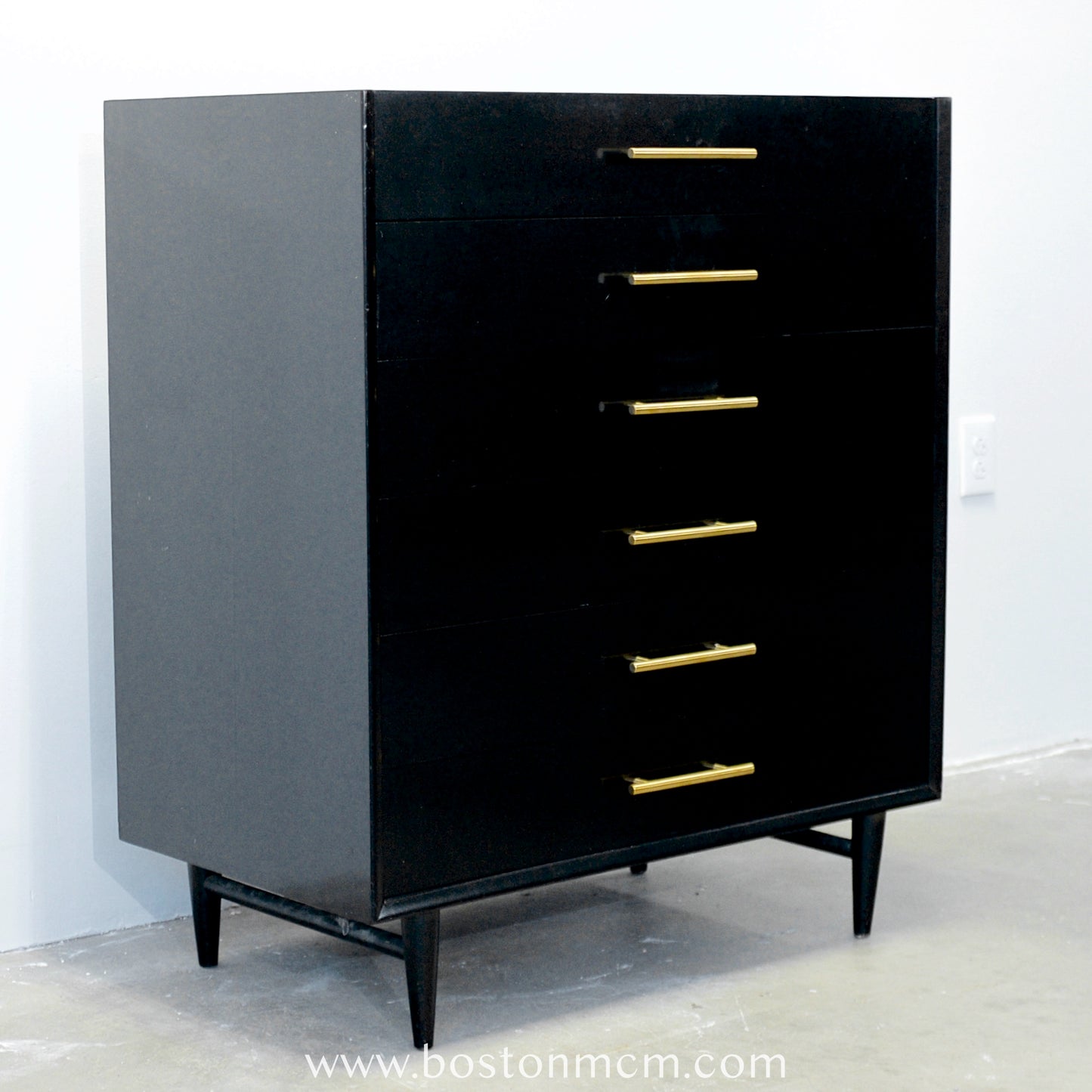 American of Martinsville "Silhouette" Tall Dresser