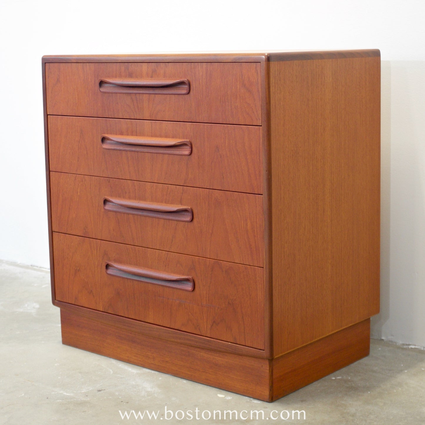 G-Plan "Fresco" Teak Chest of Four Drawers Designed by V.B. Wilkins