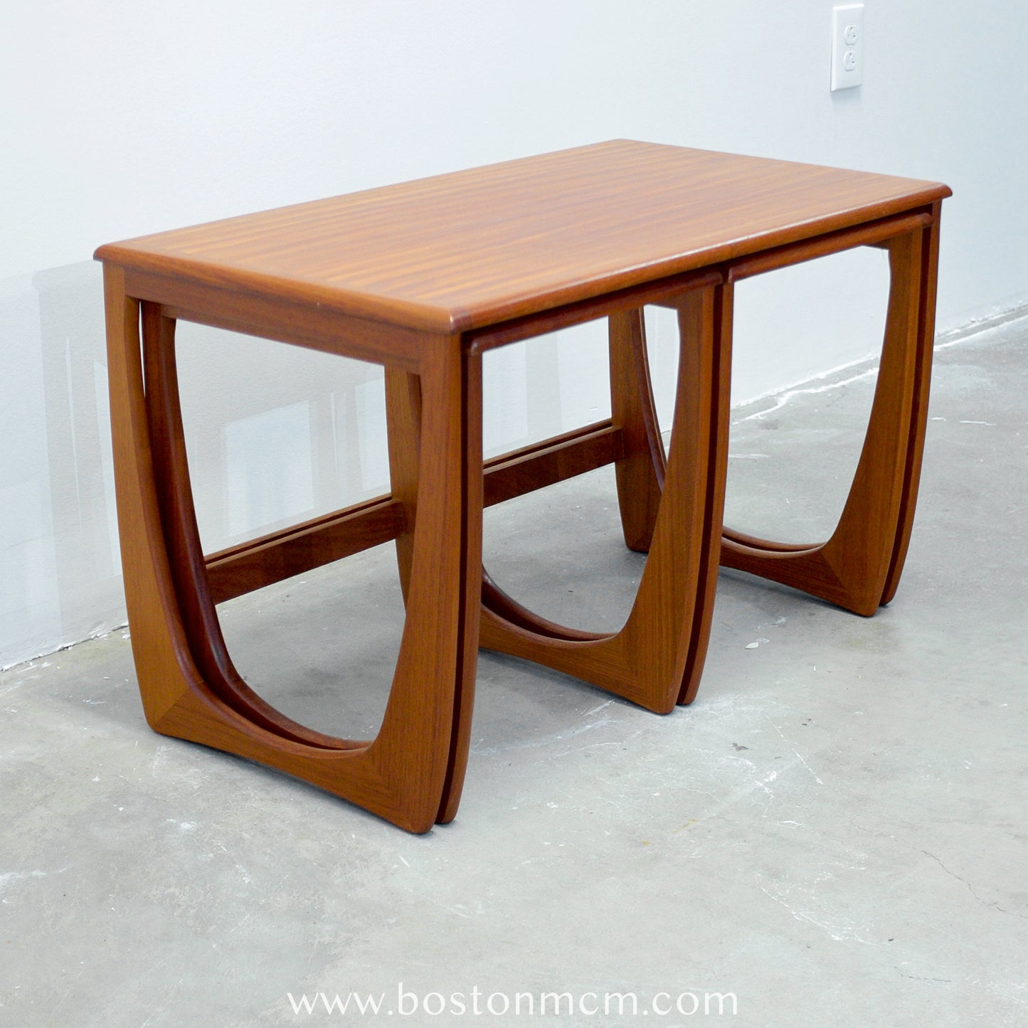 G-Plan Set of 3 "Astro" Teak Nesting Tables - #A56