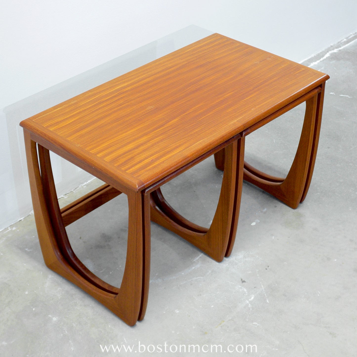 G-Plan Set of 3 "Astro" Teak Nesting Tables - #A56