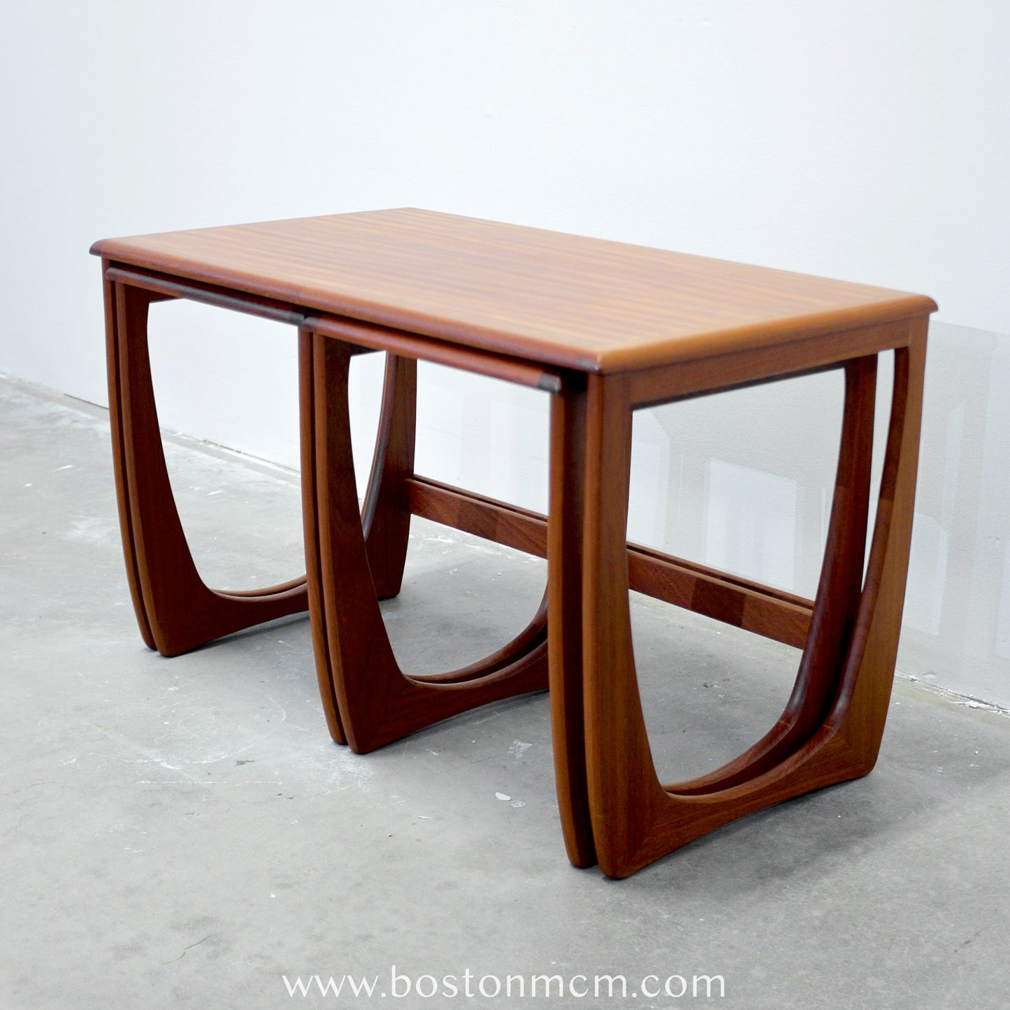 G-Plan Set of 3 "Astro" Teak Nesting Tables - #A56