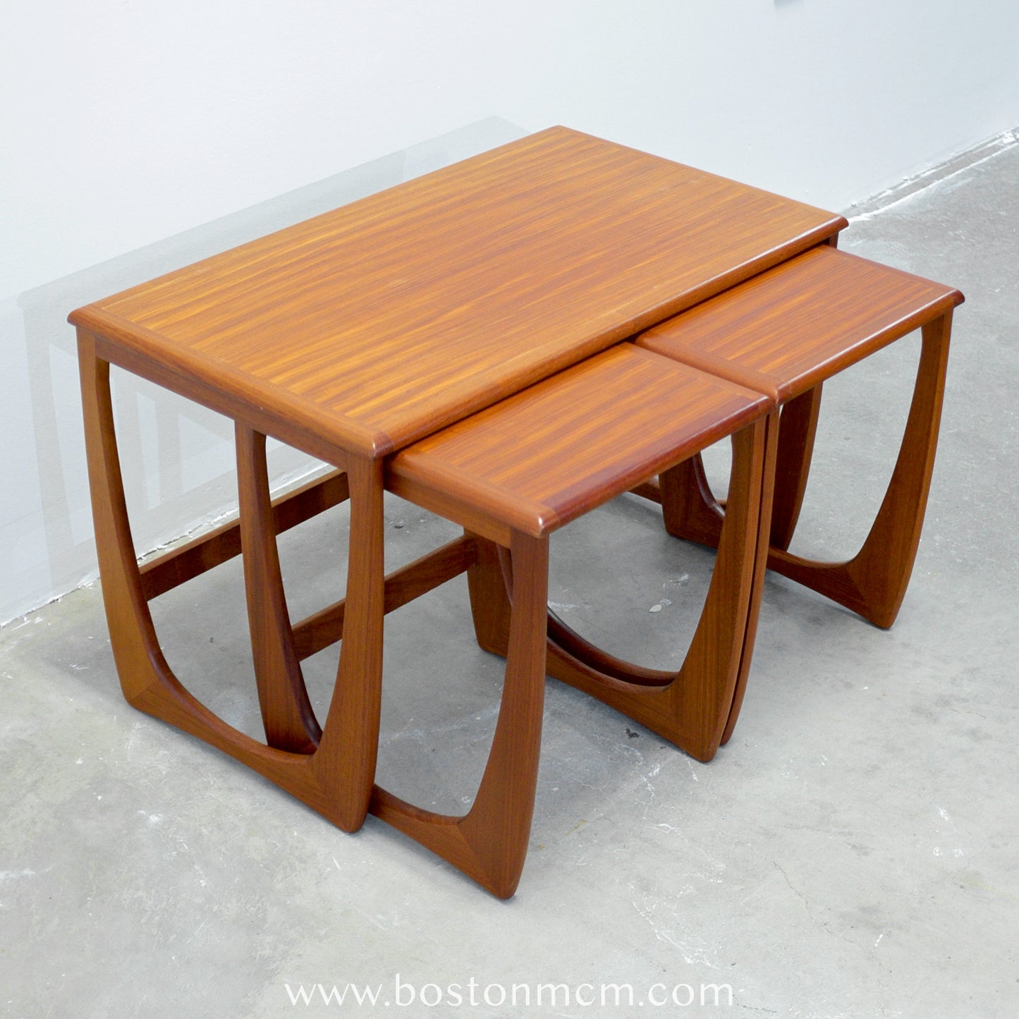 G-Plan Set of 3 "Astro" Teak Nesting Tables - #A56