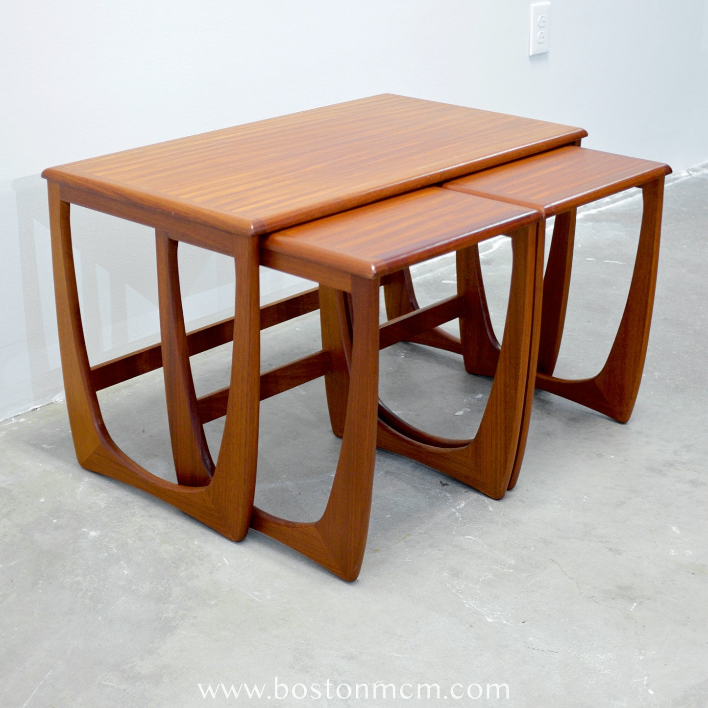G-Plan Set of 3 "Astro" Teak Nesting Tables - #A56