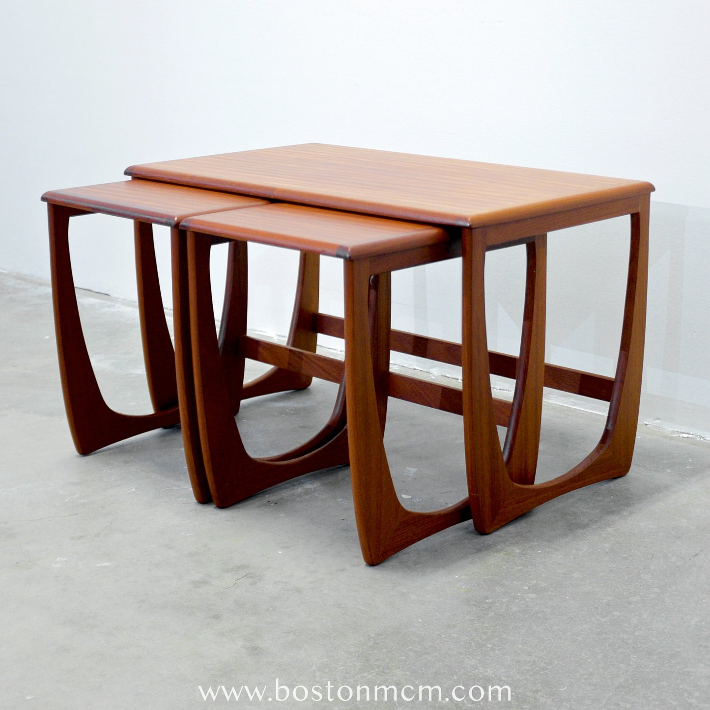G-Plan Set of 3 "Astro" Teak Nesting Tables - #A56