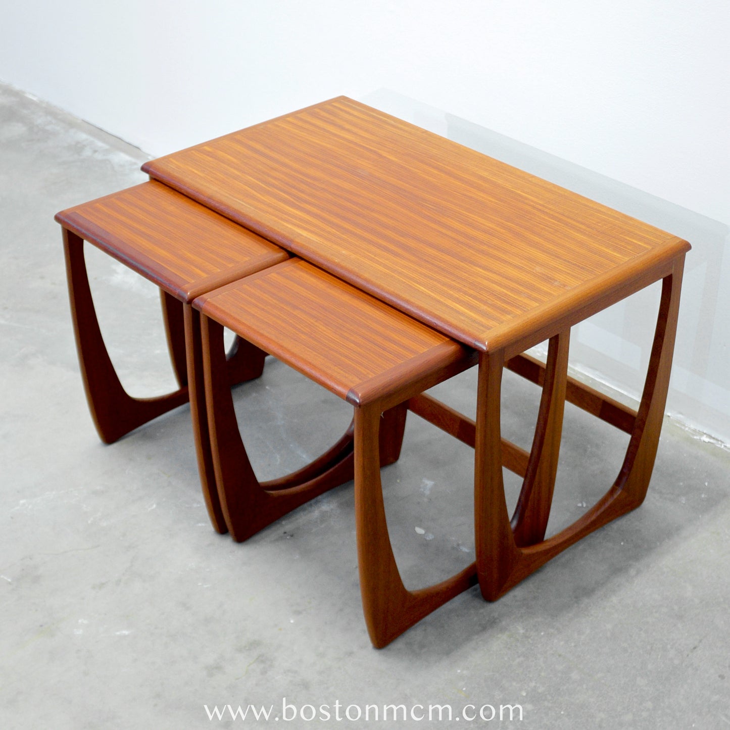 G-Plan Set of 3 "Astro" Teak Nesting Tables - #A56