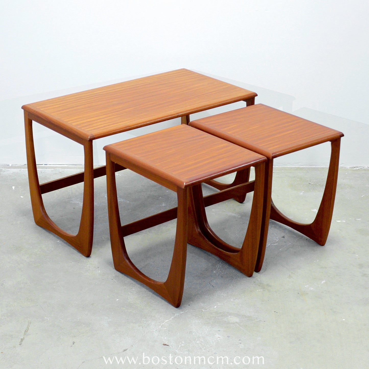 G-Plan Set of 3 "Astro" Teak Nesting Tables - #A56