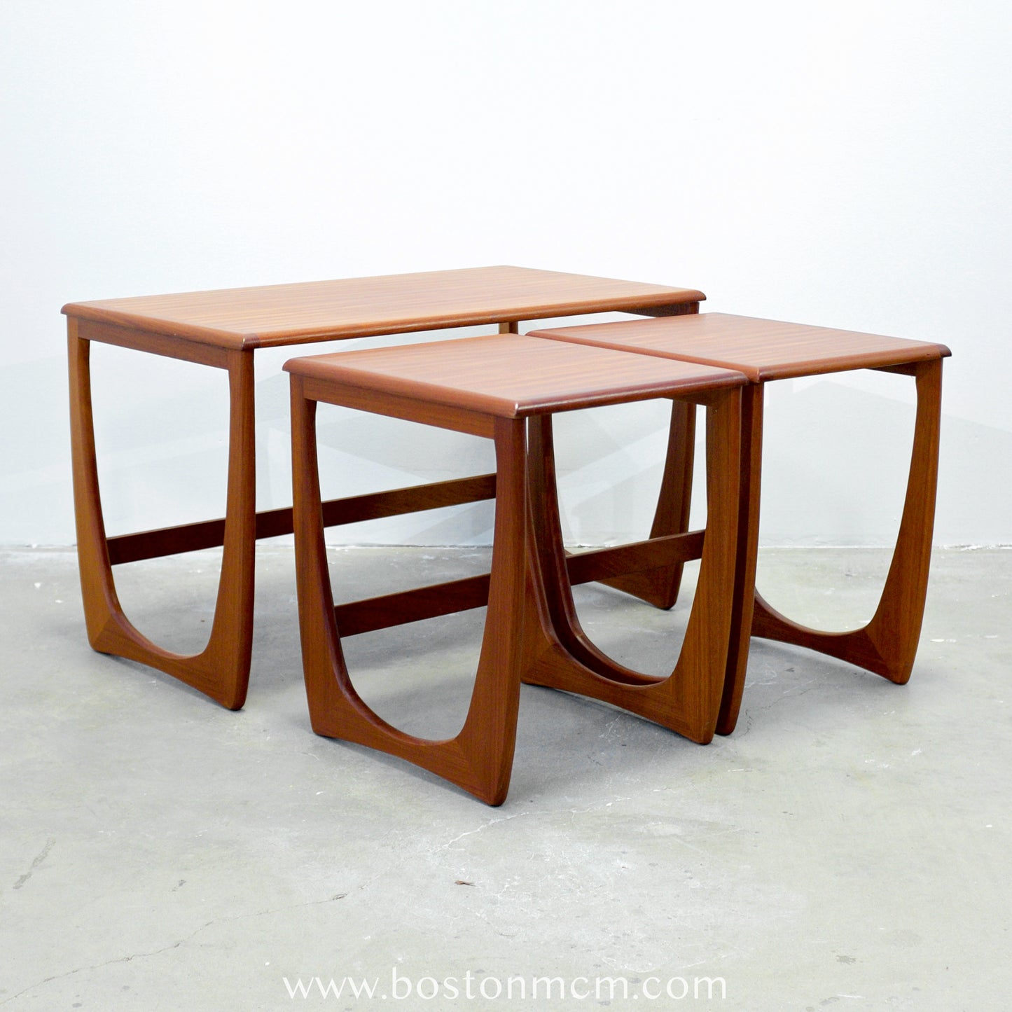 G-Plan Set of 3 "Astro" Teak Nesting Tables - #A56