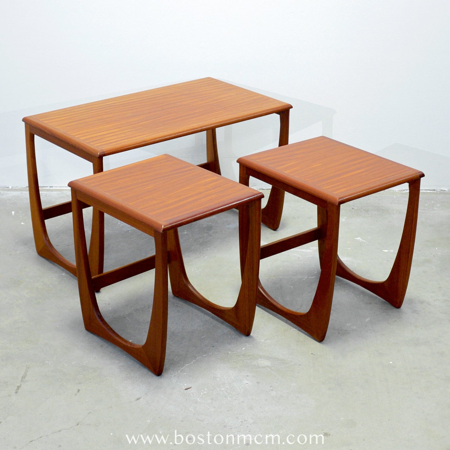 G-Plan Set of 3 "Astro" Teak Nesting Tables - #A56