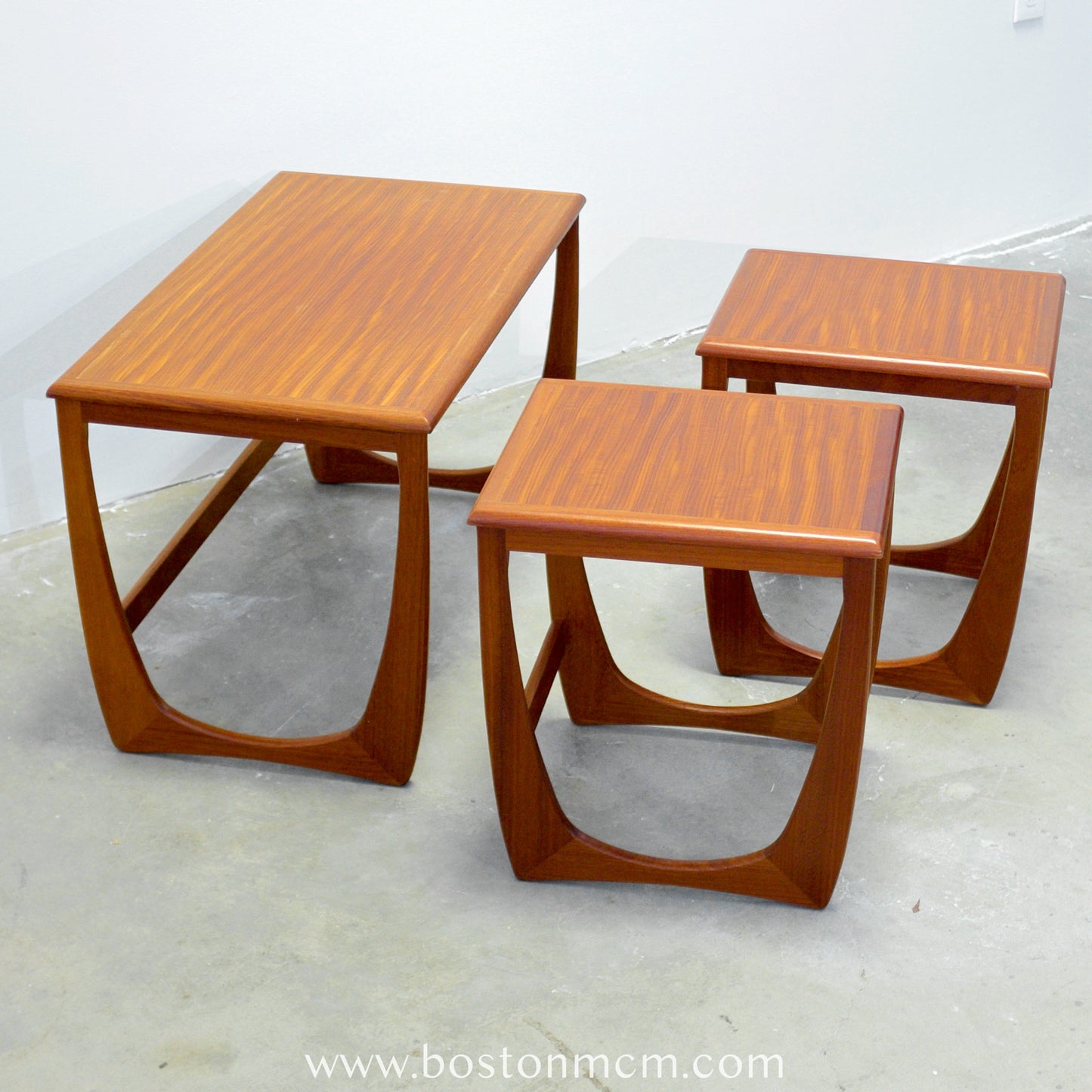 G-Plan Set of 3 "Astro" Teak Nesting Tables - #A56