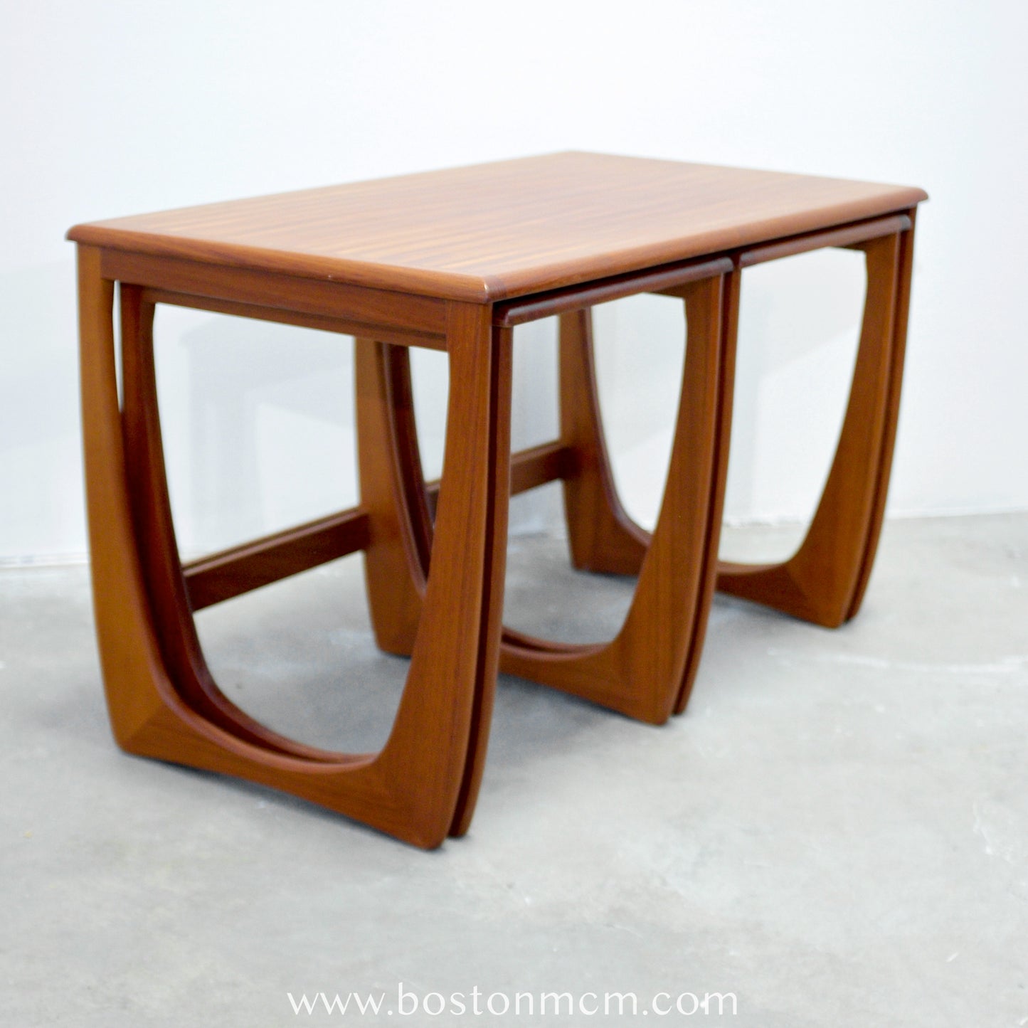 G-Plan Set of 3 "Astro" Teak Nesting Tables - #A56