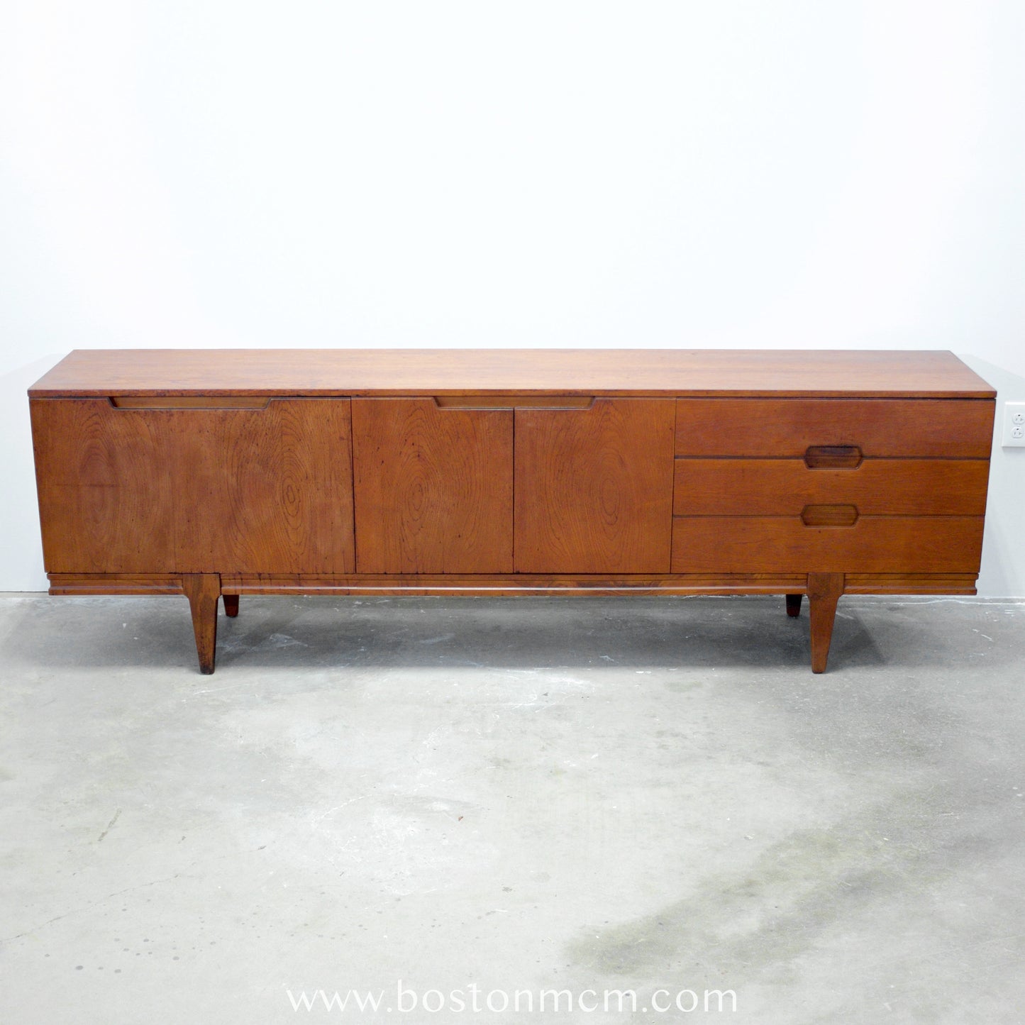 British Teak Credenza - 90" L